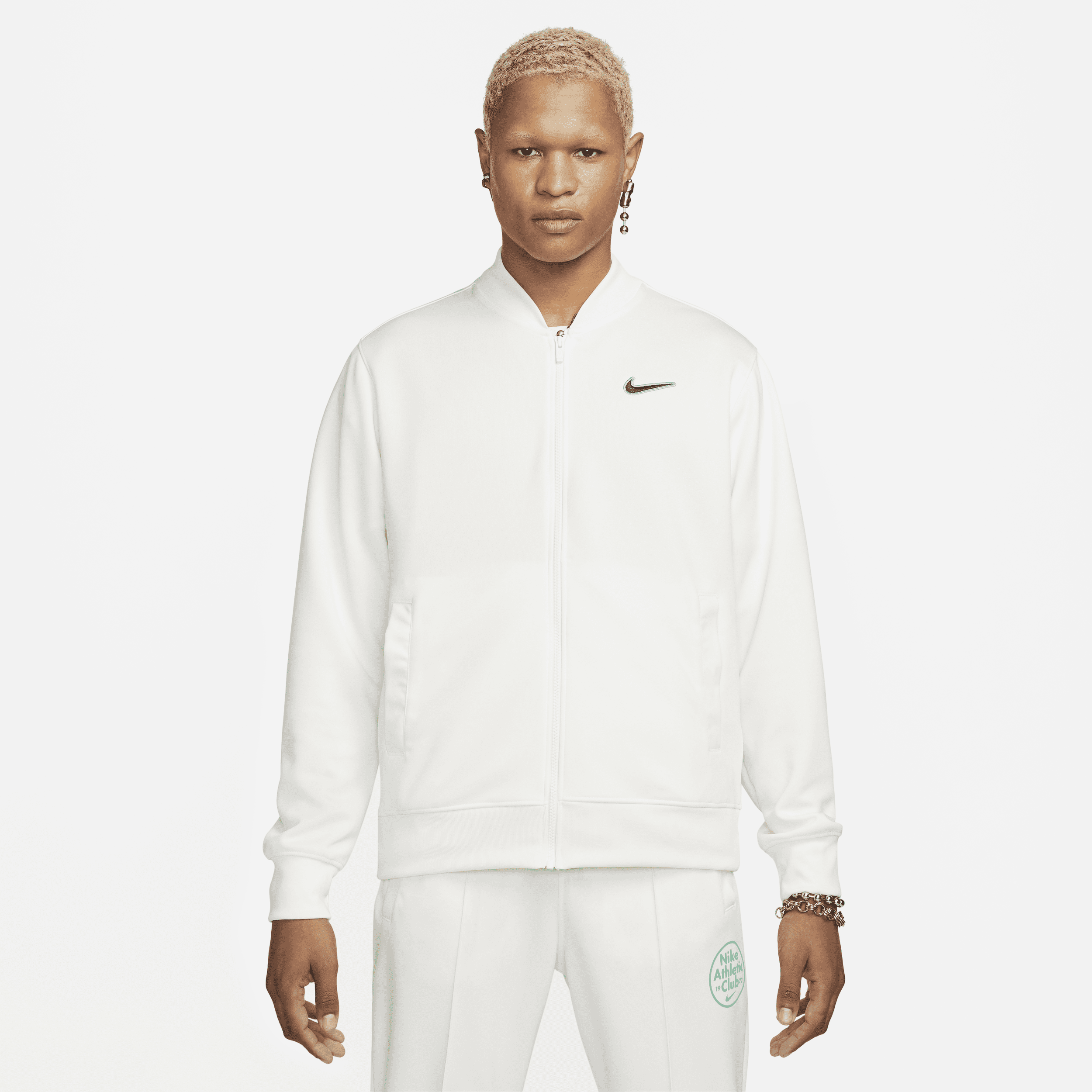 Nike Sportswear-bomberjakke til mænd - hvid