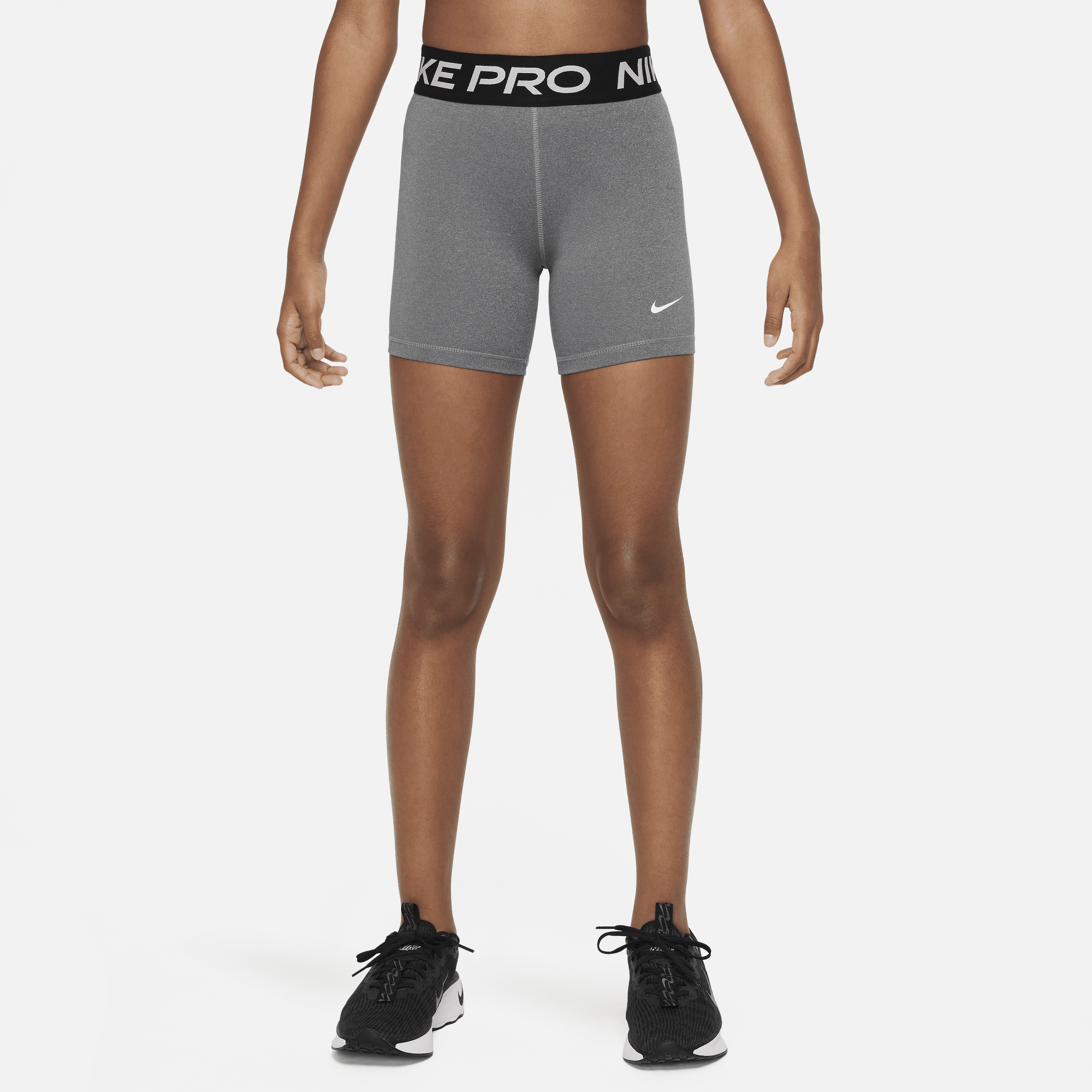 Nike Pro-shorts til større børn (piger) - grå