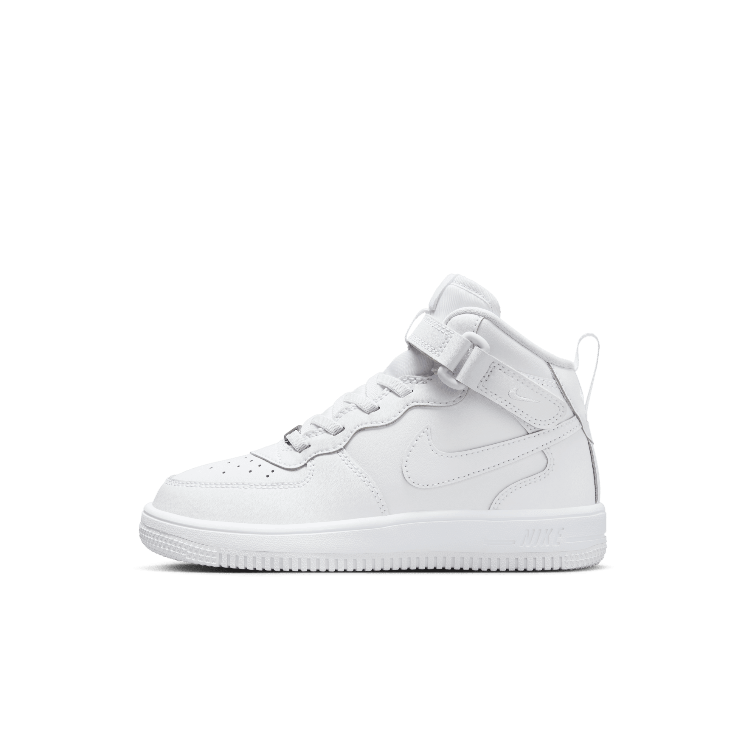 Nike Force 1 Mid EasyOn-sko til mindre børn - hvid