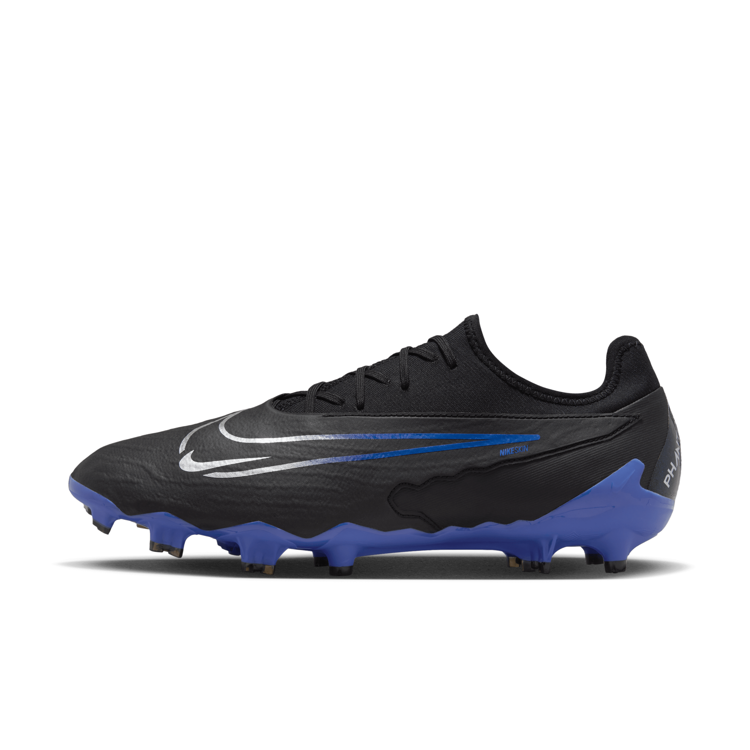 Nike Phantom GX Pro low top voetbalschoenen (stevige ondergrond) - Zwart