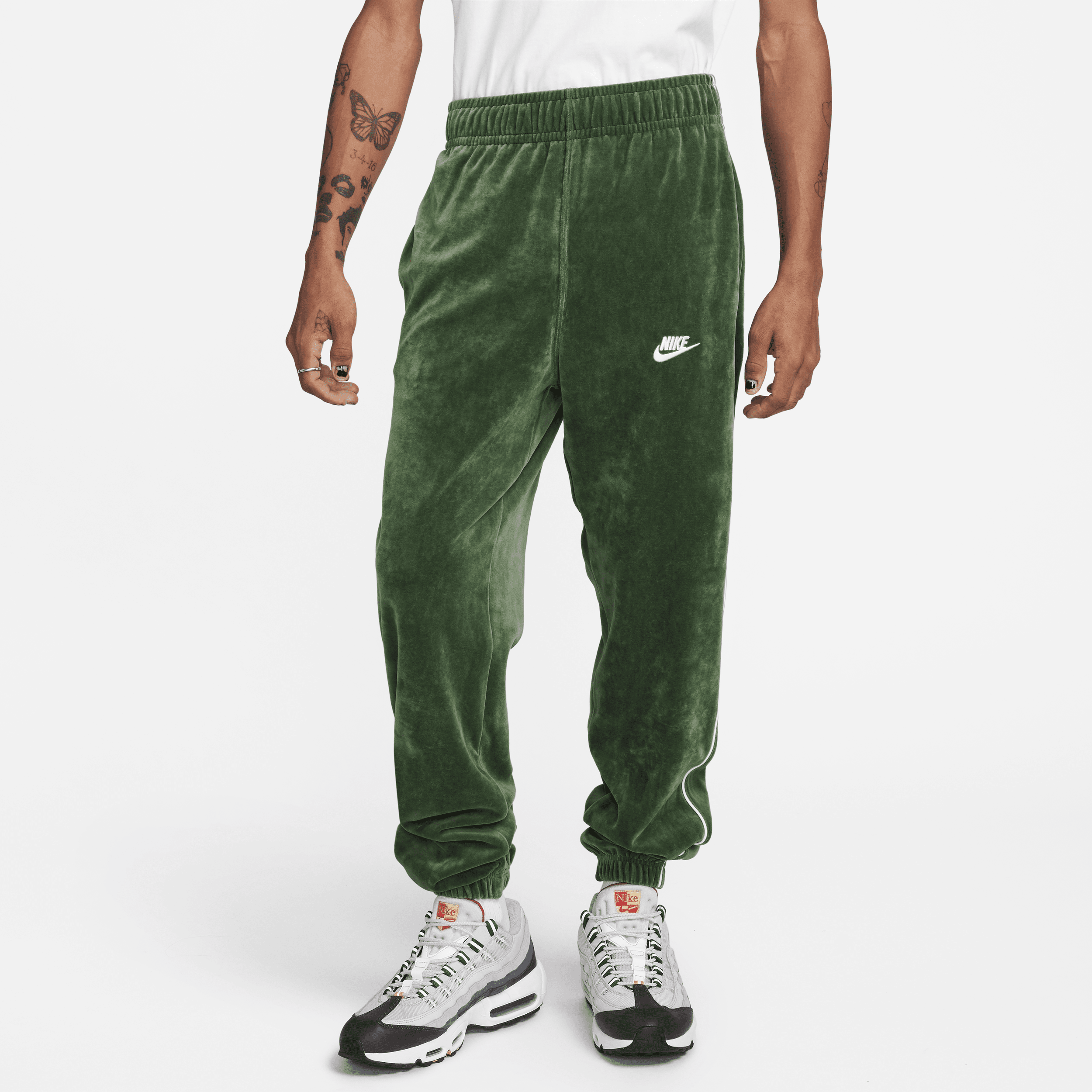 Nike Sportswear Club-velourbukser til mænd - grøn