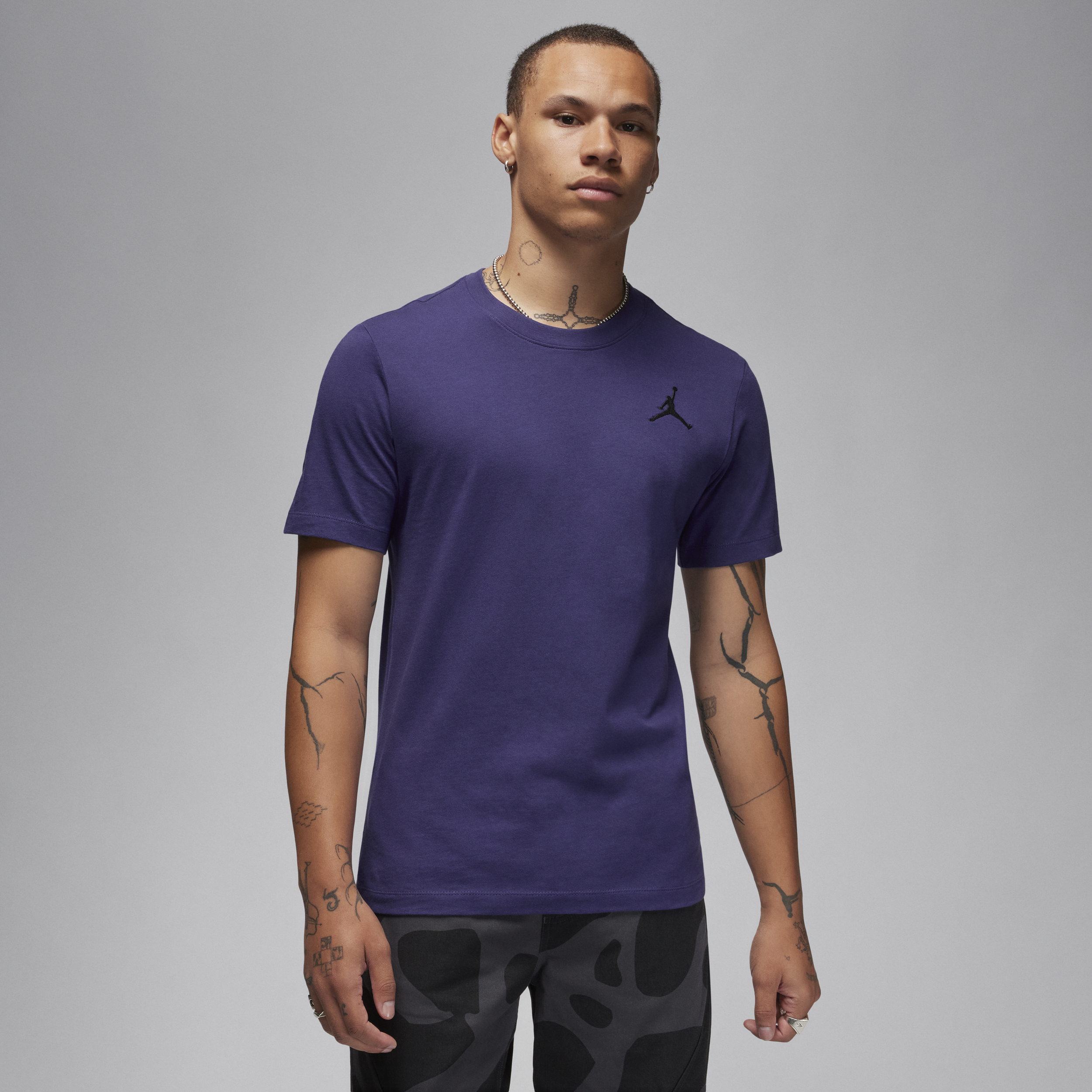 Nike Kortærmet Jordan Jumpman-T-shirt til mænd - lilla