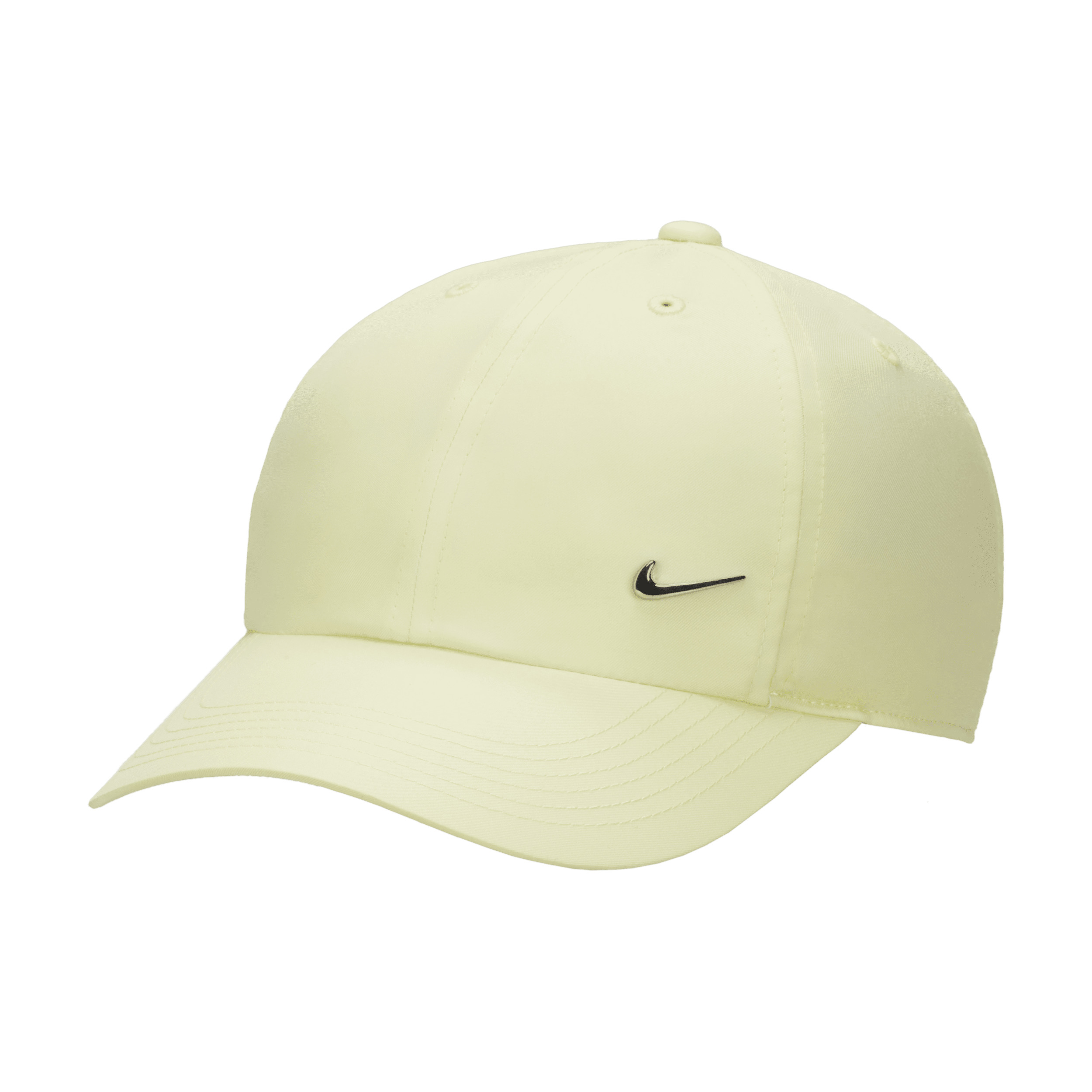Nike Dri-FIT Club-Swoosh-kasket i metal til børn - grøn
