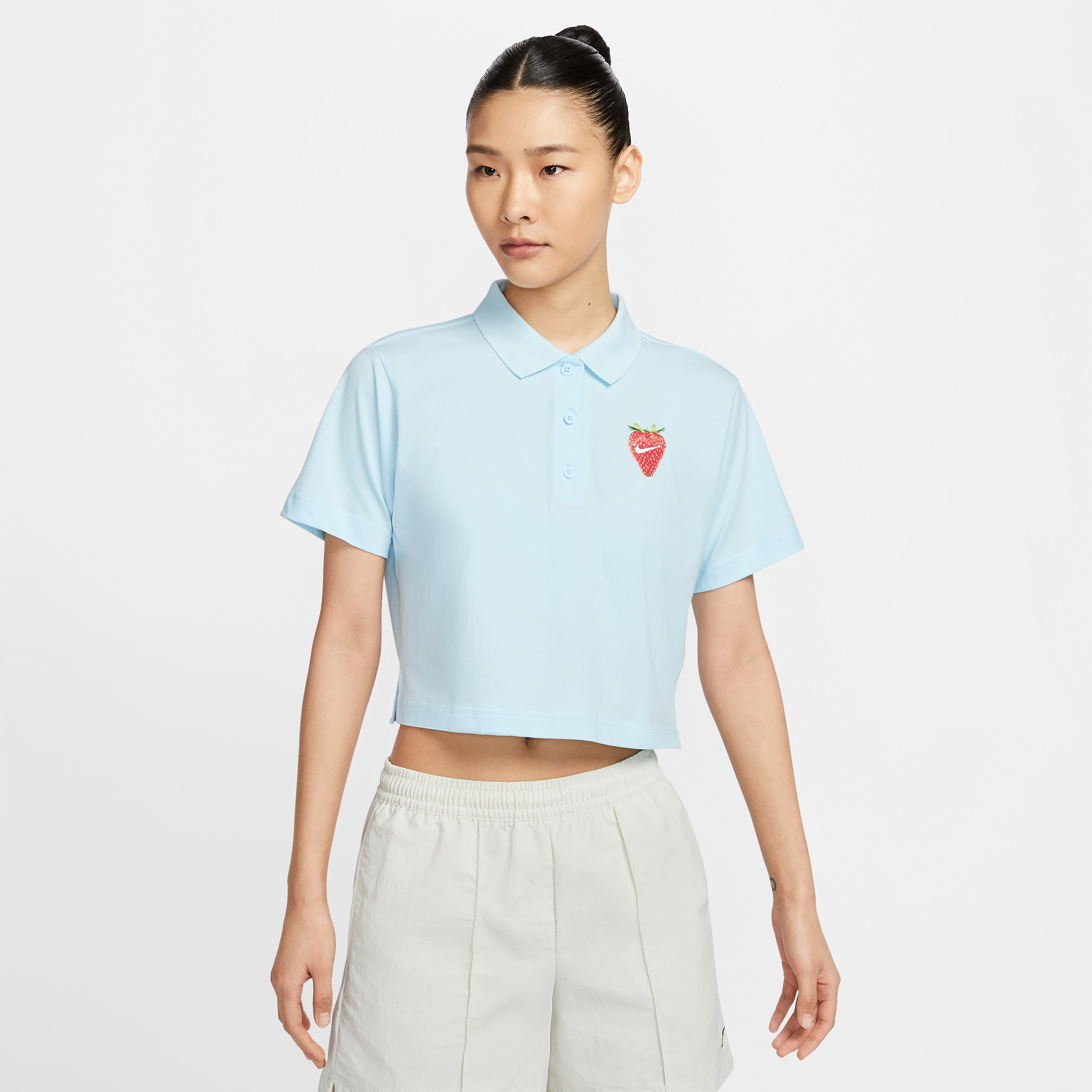 【ナイキ(NIKE)公式ストア】ナイキ スポーツウェア ウィメンズ クロップド ポロ HQ1199-474 ブルー 【ナイキ(NIKE)公式ストア】ナイキ スポーツウェア ウィメンズ クロップド ポロ HQ1199-474 ブルー