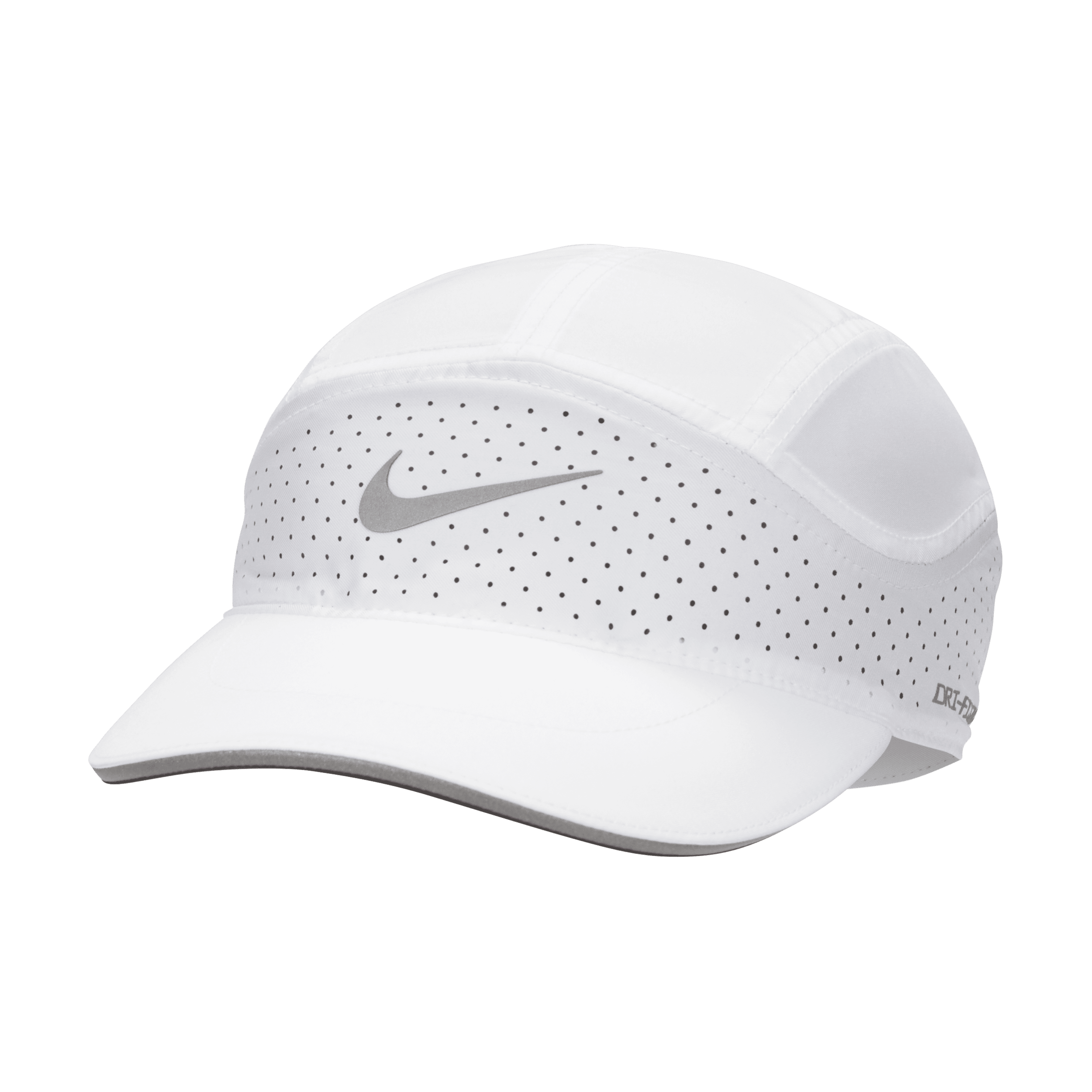 Ustruktureret Nike Dri-FIT ADV Fly-kasket med reflekterende design - hvid