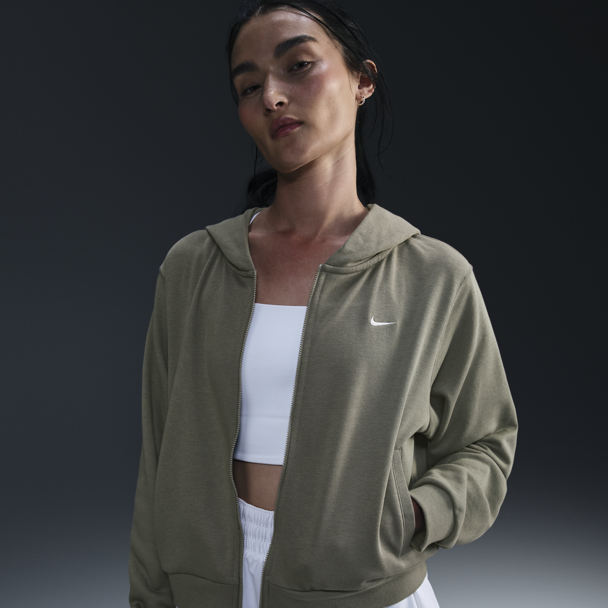 【ナイキ(NIKE)公式ストア】ナイキ スポーツウェア チル テリー ウィメンズ ルーズ フルジップ フレンチテリー パーカー FN2420-320 グリーン 【ナイキ(NIKE)公式ストア】ナイキ スポーツウェア チル テリー ウィメンズ ルーズ フルジップ フレンチテリー パーカー FN2420-320 グリーン