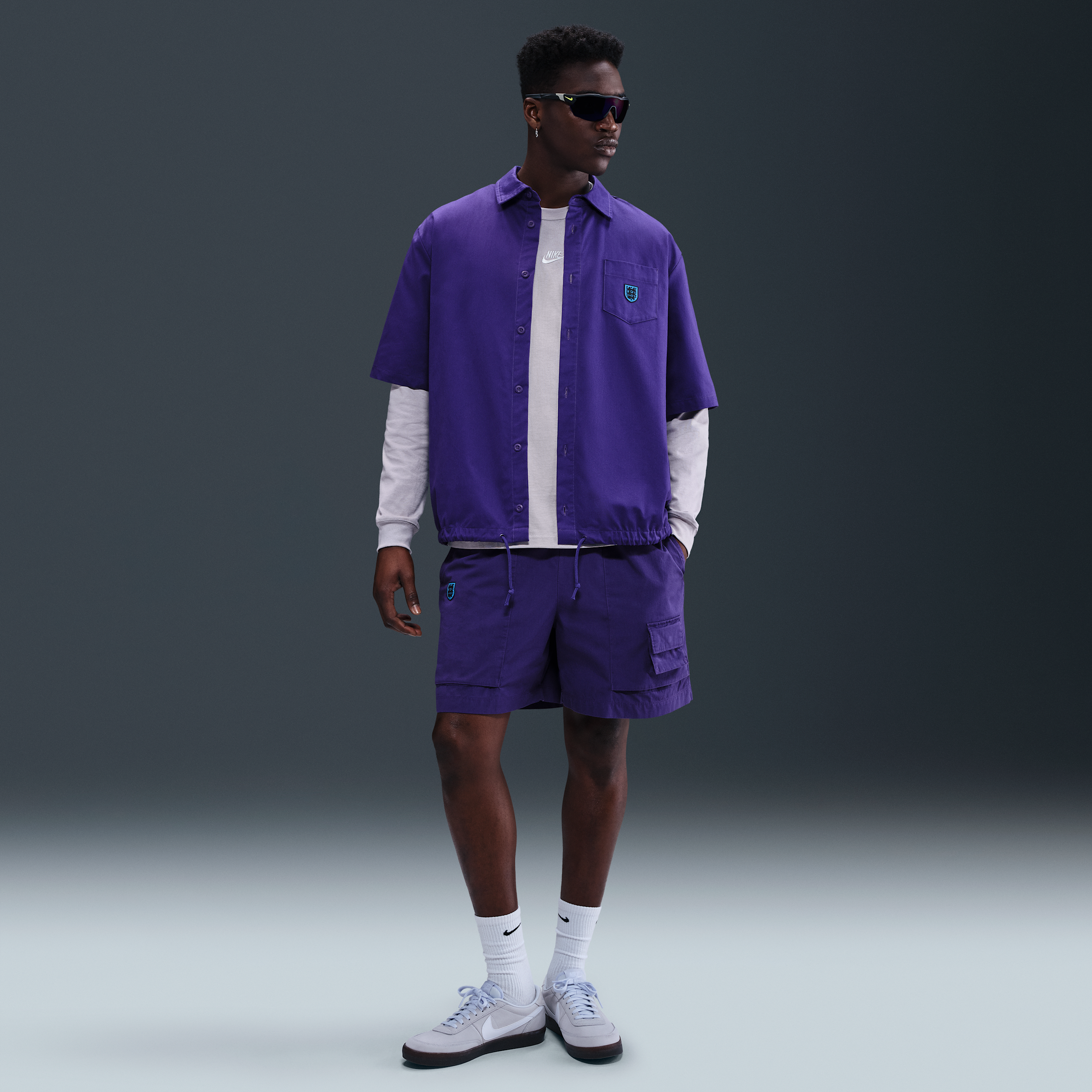 Shorts da calcio Nike Life Camp Inghilterra – Uomo - Viola