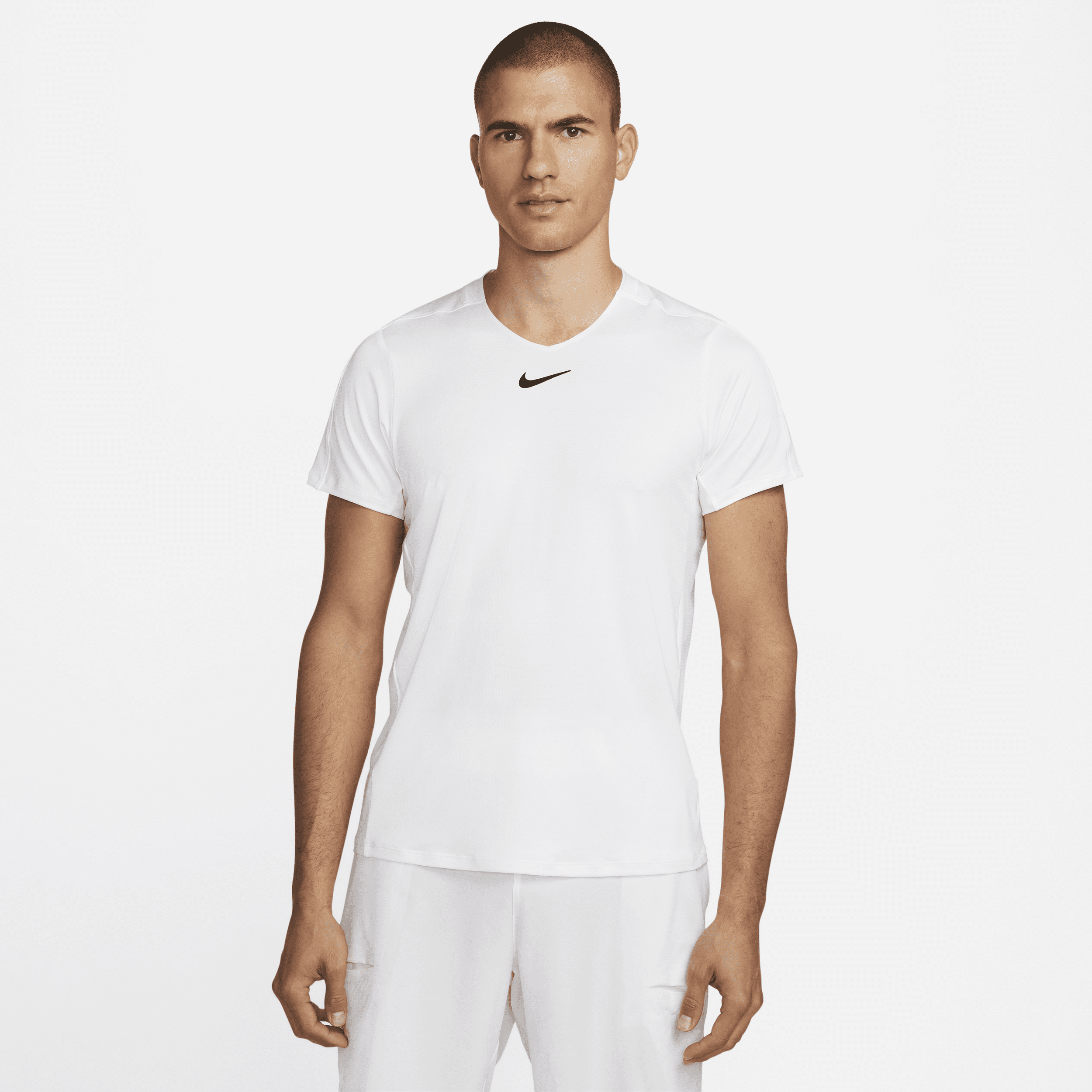 Maglia da tennis NikeCourt Dri-FIT Advantage - Uomo - Bianco