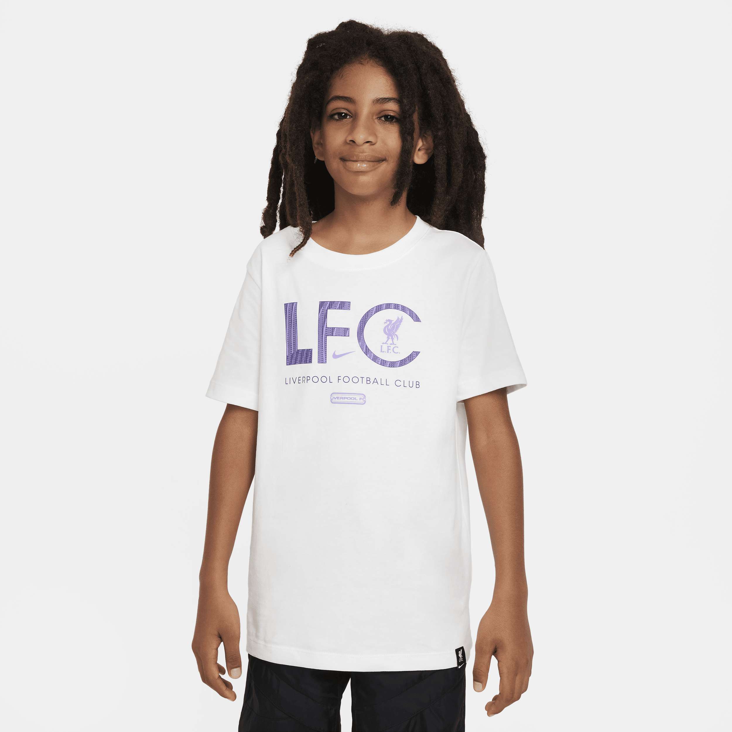 T-shirt da calcio Nike Liverpool FC Mercurial – Ragazzo/a - Bianco