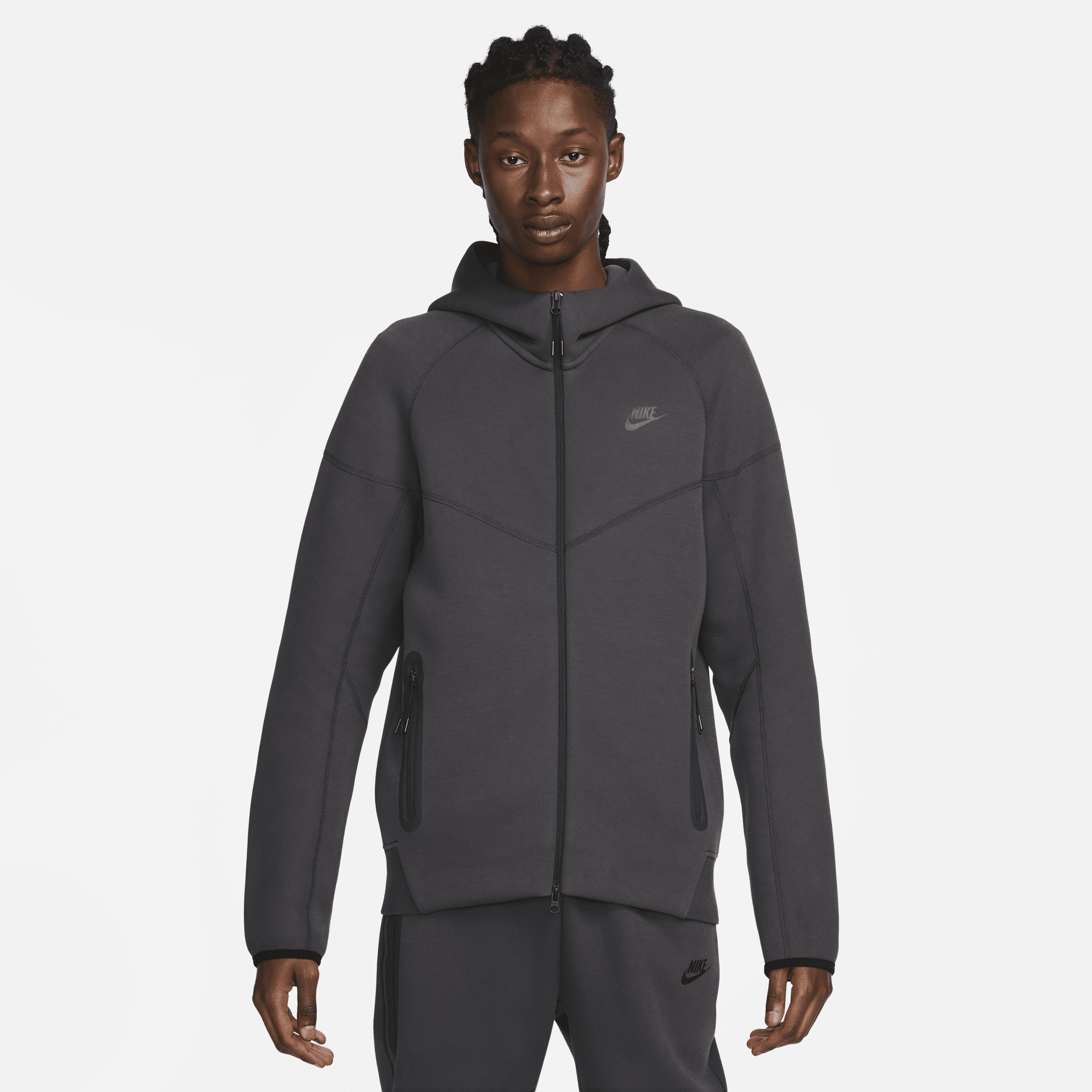 Nike Sportswear Tech Fleece Windrunner Sudadera con capucha con cremallera completa - Hombre - Gris
