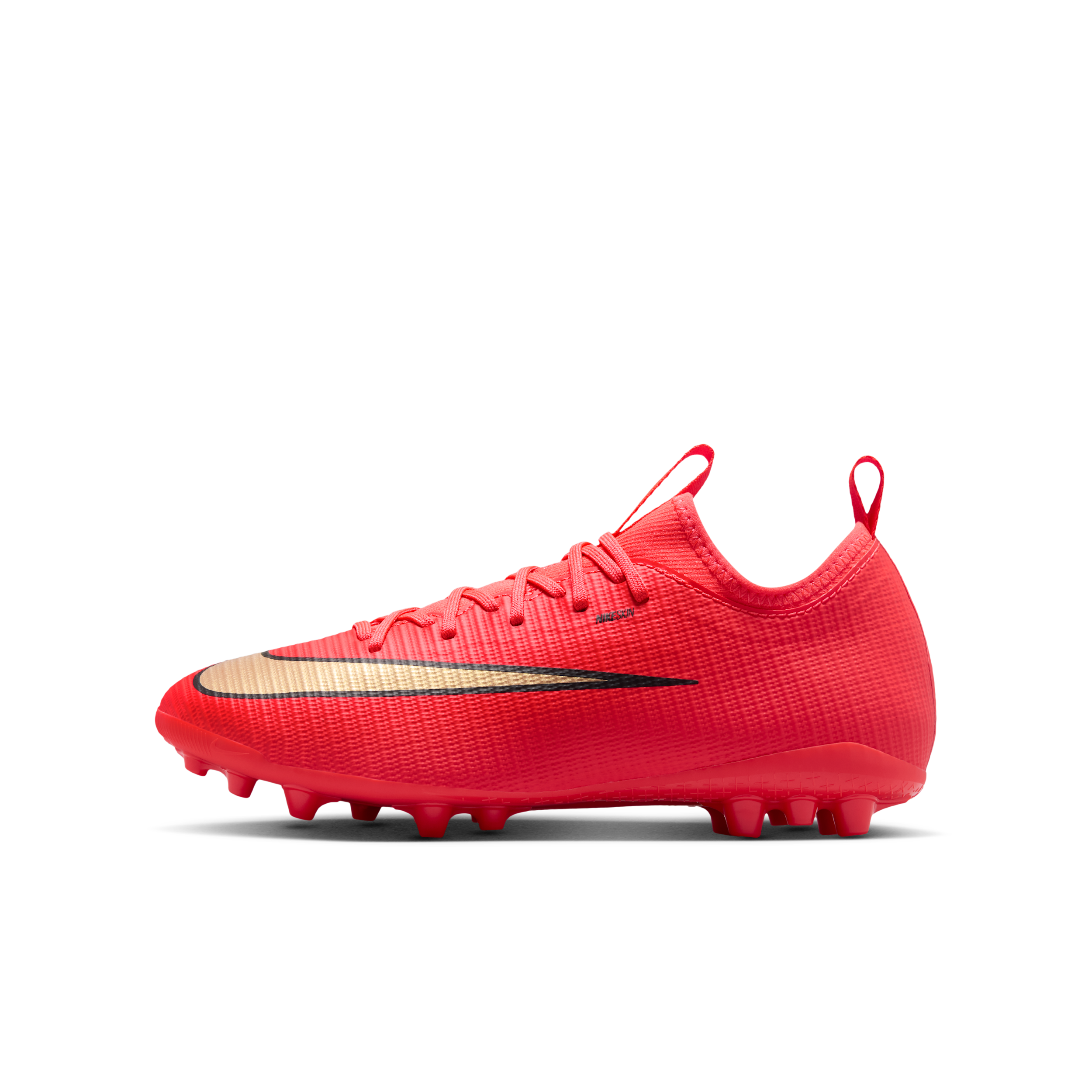 Chaussure de foot basse à crampons pour terrain synthétique Nike Jr. Mercurial Vapor 17 Academy pour pré-ado - Rouge