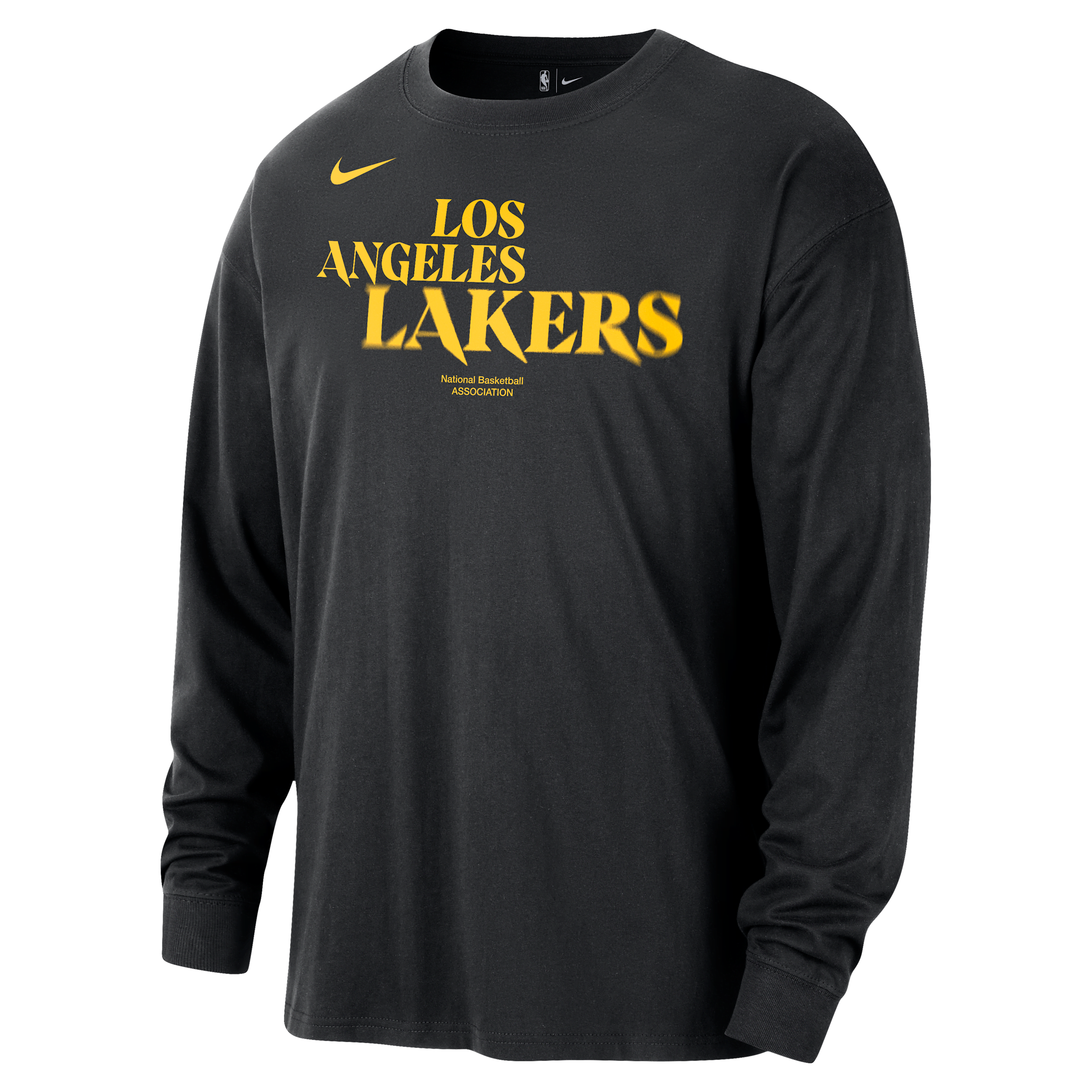 【ナイキ(NIKE)公式ストア】ロサンゼルス レイカーズ コートサイド メンズ ナイキ NBA ロングスリーブ Tシャツ HJ2713-010 ブラック 【ナイキ(NIKE)公式ストア】ロサンゼルス レイカーズ コートサイド メンズ ナイキ NBA ロングスリーブ Tシャツ HJ2713-010 ブラック