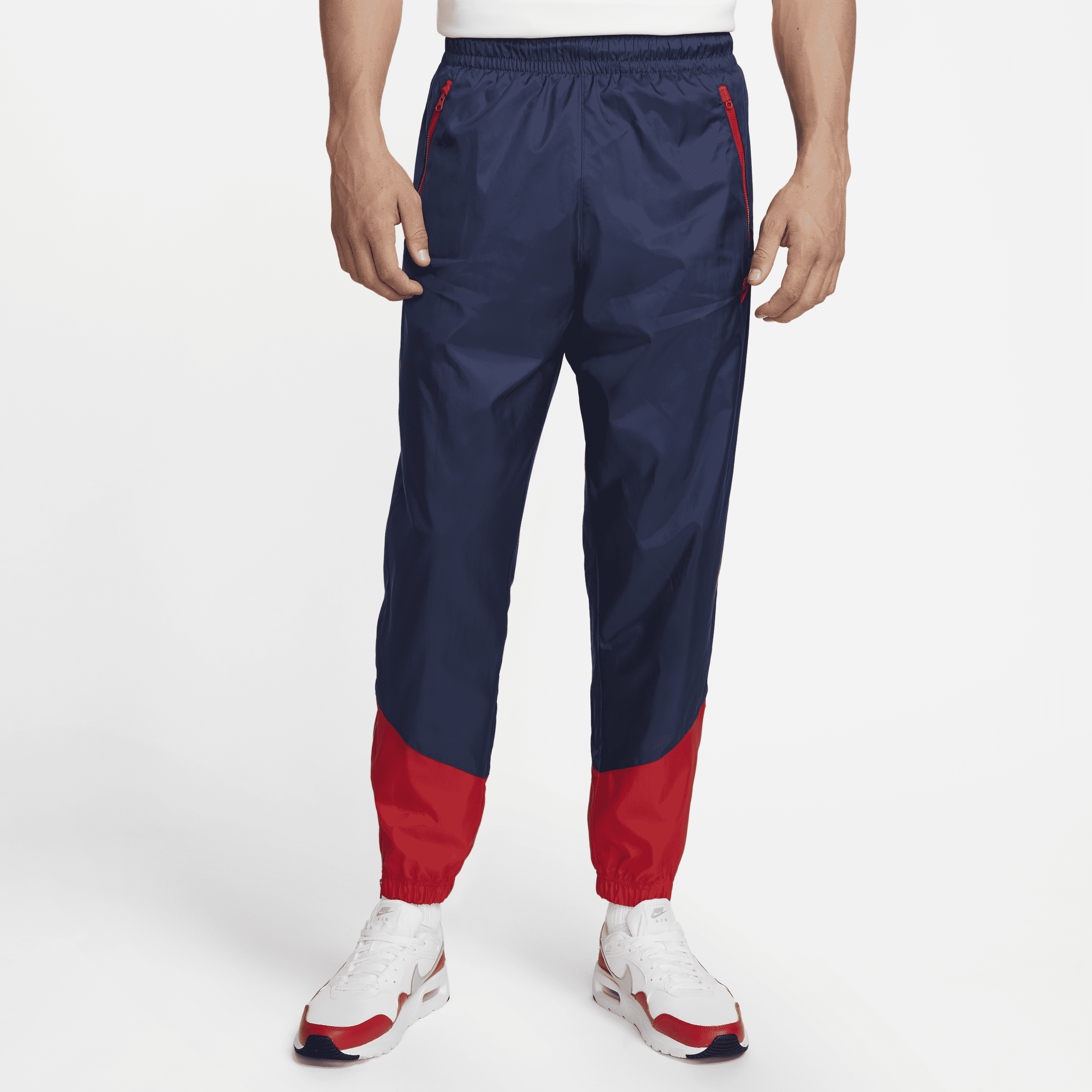 Vævede Nike Windrunner-bukser med for til mænd - blå