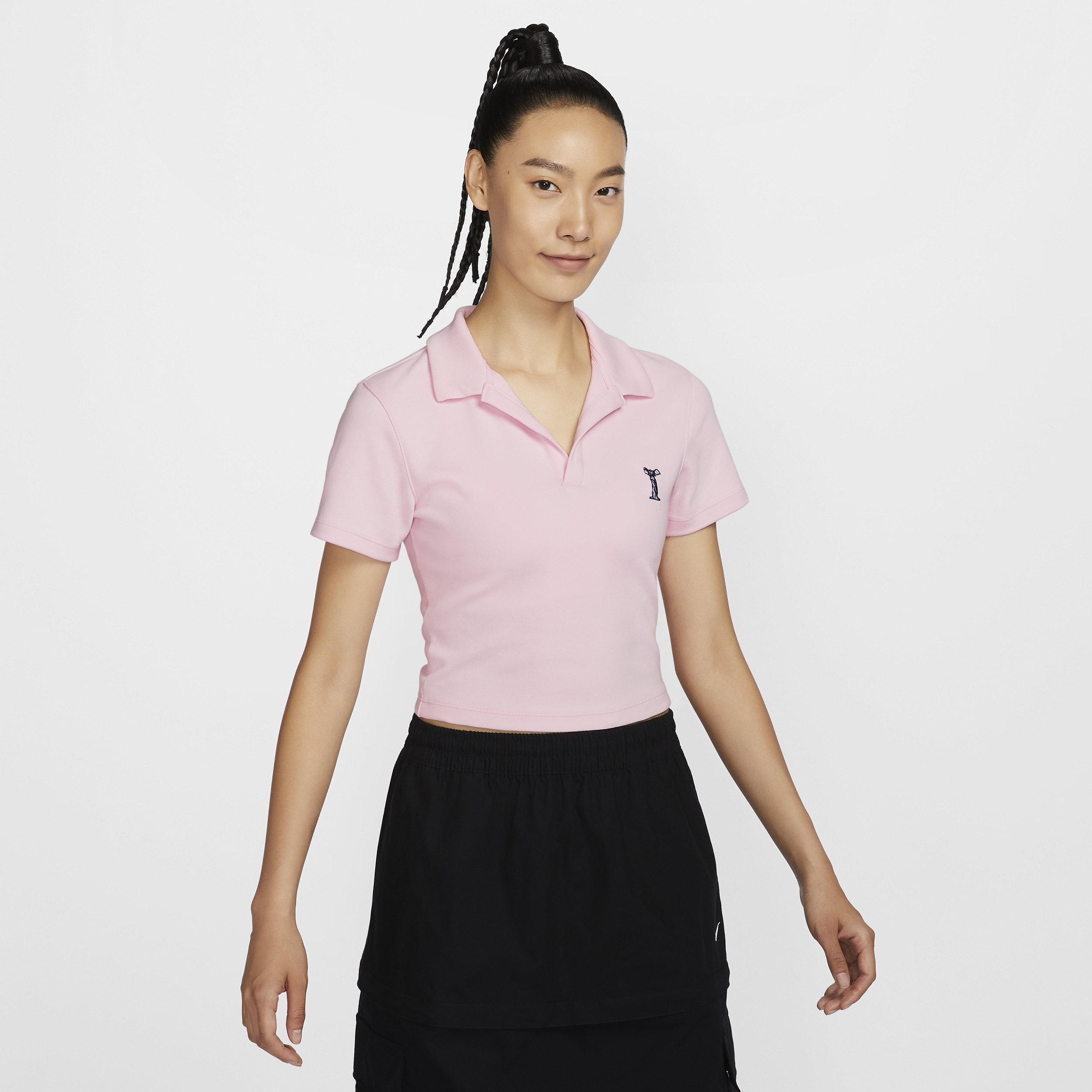 【ナイキ(NIKE)公式ストア】ナイキ スポーツウェア ウィメンズ ショートスリーブ ポロ トップ HJ6852-663 ピンク 【ナイキ(NIKE)公式ストア】ナイキ スポーツウェア ウィメンズ ショートスリーブ ポロ トップ HJ6852-663 ピンク