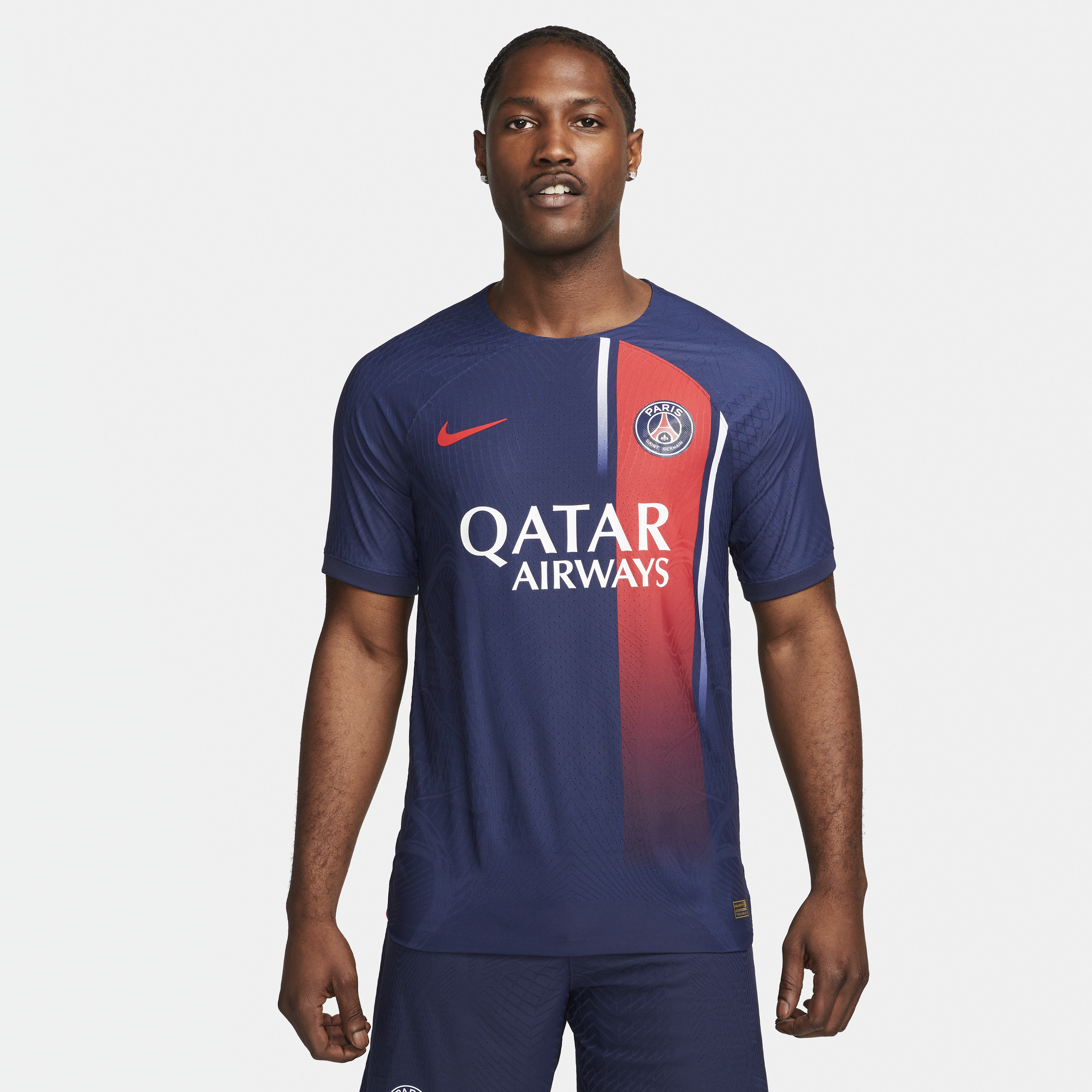 Primera equipación Match París Saint-Germain 2023/24 Camiseta de fútbol Nike Dri-FIT ADV - Hombre - Azul