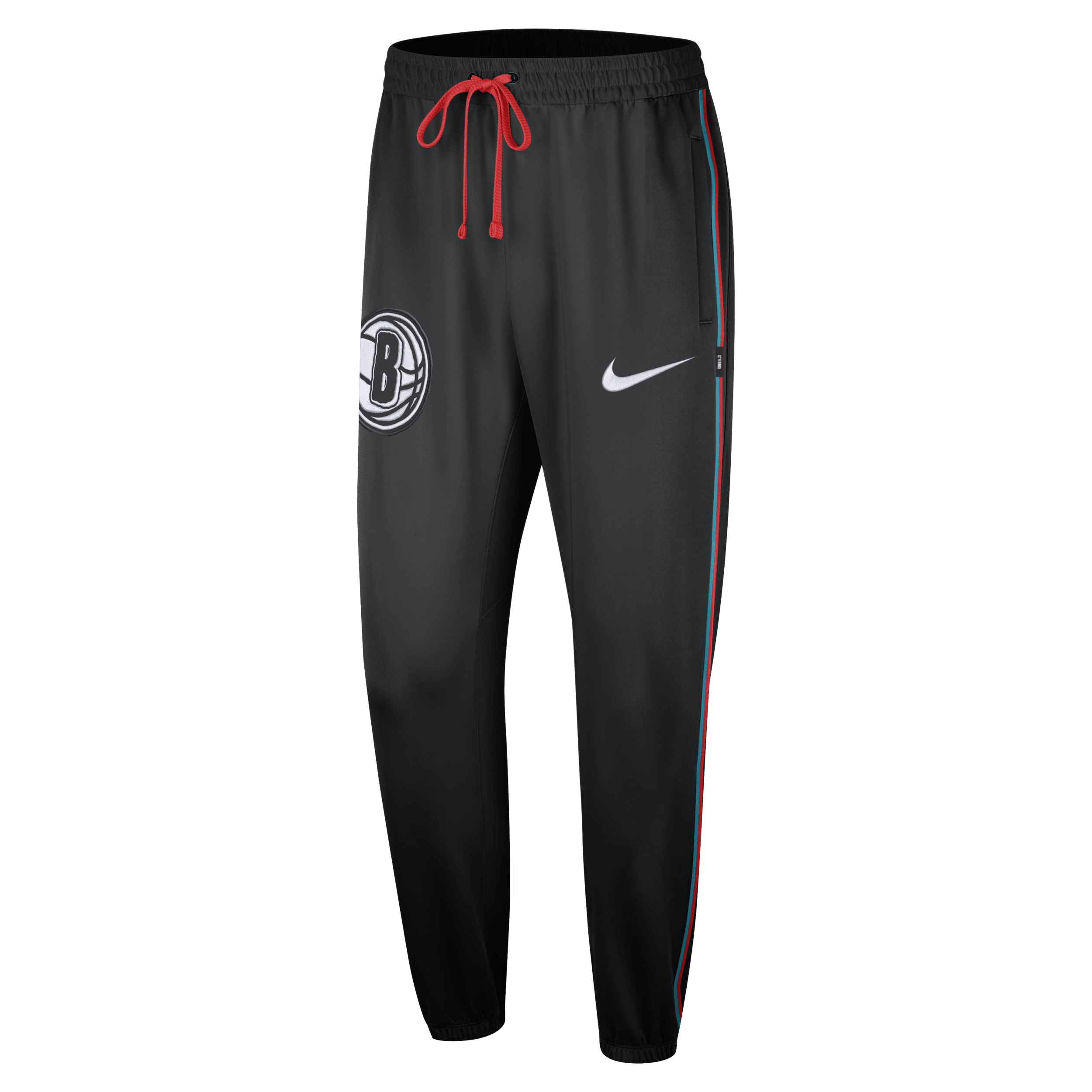 Brooklyn Nets Showtime City Edition Nike Dri-FIT NBA-bukser til mænd - sort