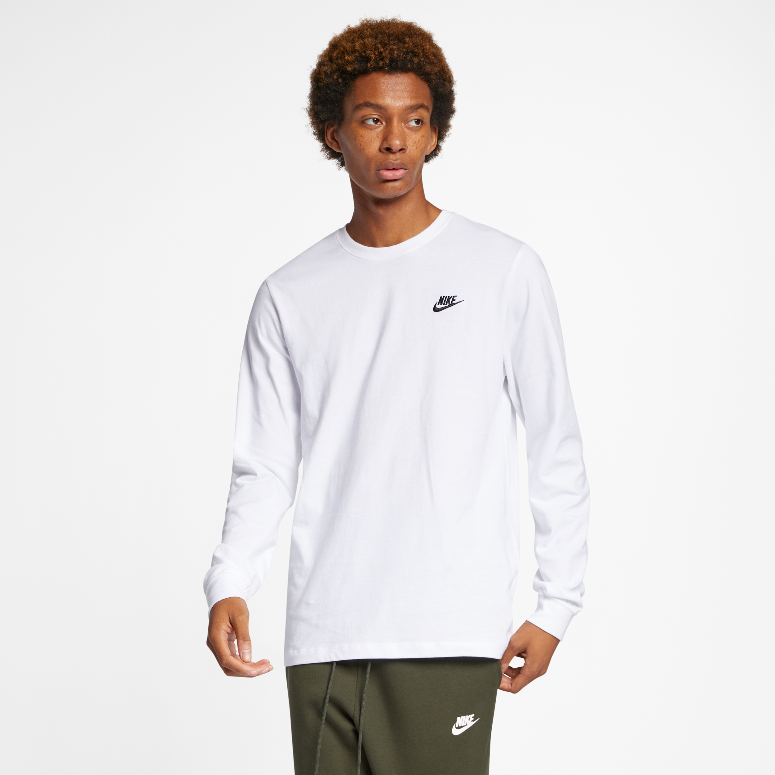 【ナイキ(NIKE)公式ストア】ナイキ スポーツウェア メンズ ロングスリーブ Tシャツ AR5194-100 ホワイト 【ナイキ(NIKE)公式ストア】ナイキ スポーツウェア メンズ ロングスリーブ Tシャツ AR5194-100 ホワイト