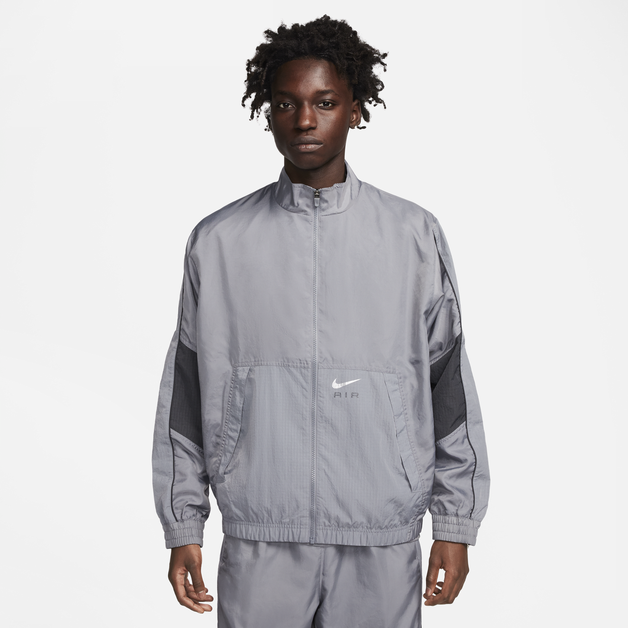 Track jacket in tessuto Nike Air – Uomo - Grigio