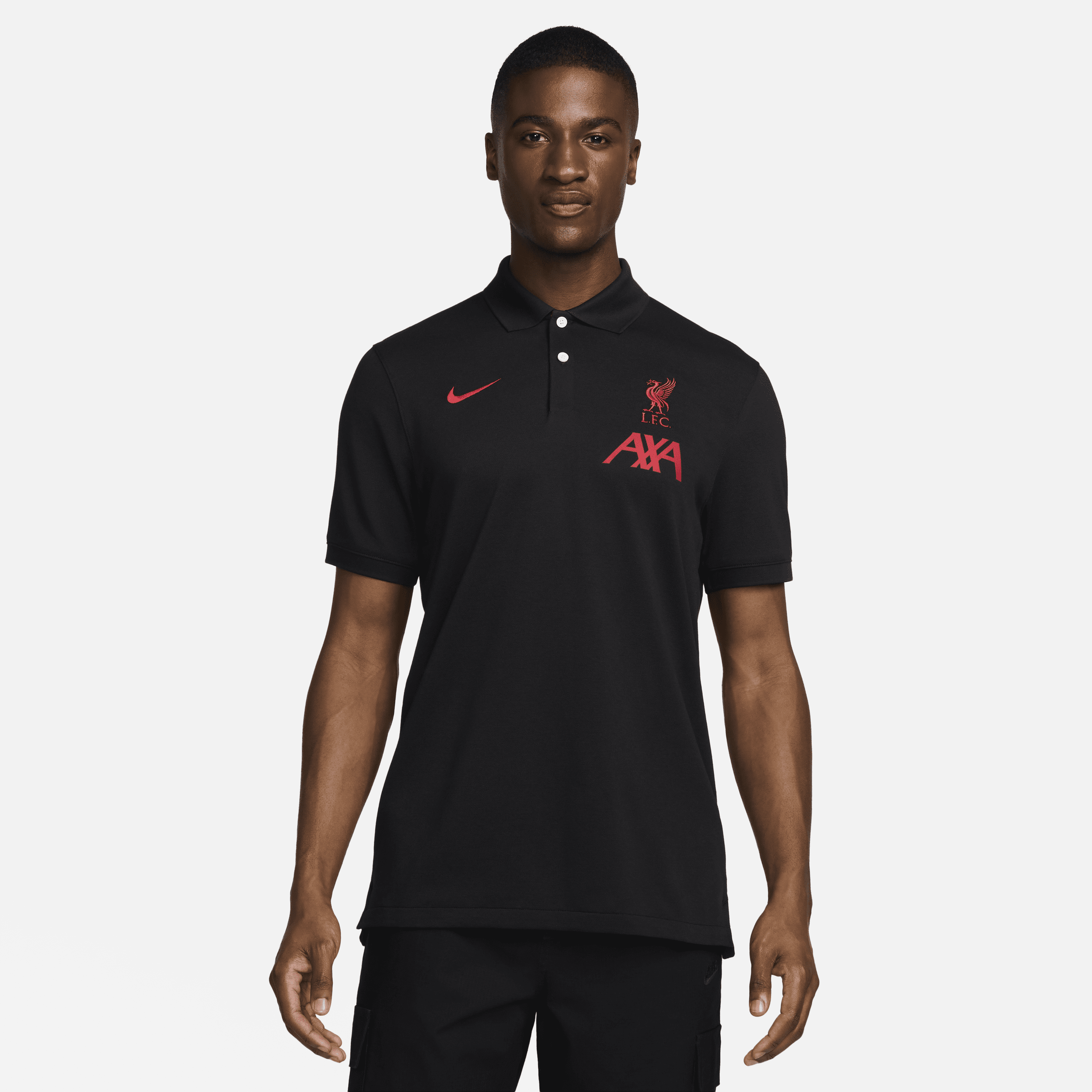 Polo da calcio Nike Dri-FIT Liverpool FC The Nike Polo – Uomo - Nero