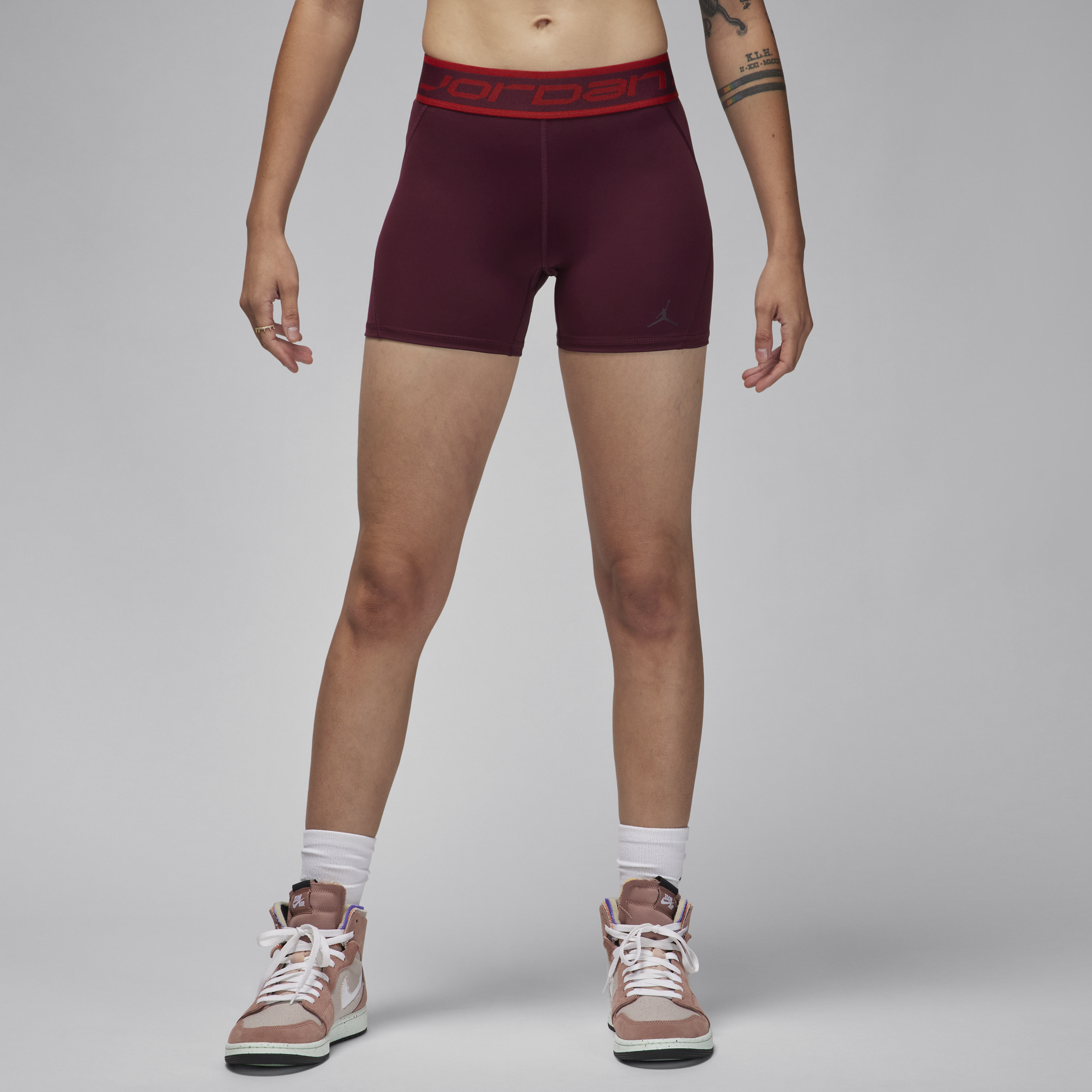 Jordan Sport Pantalón corto de 13 cm - Mujer - Rojo