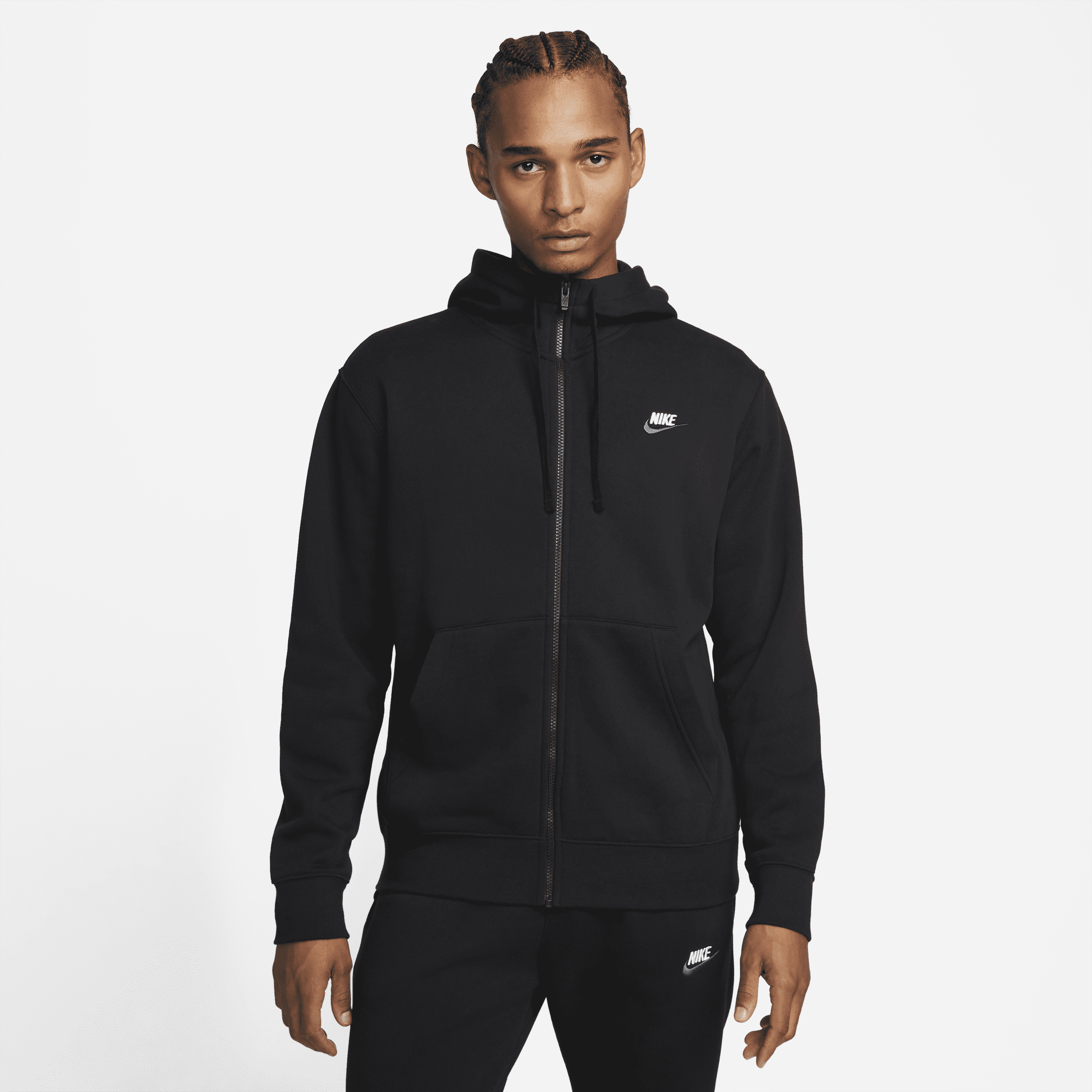 Nike foundation tracksuit black hotsell