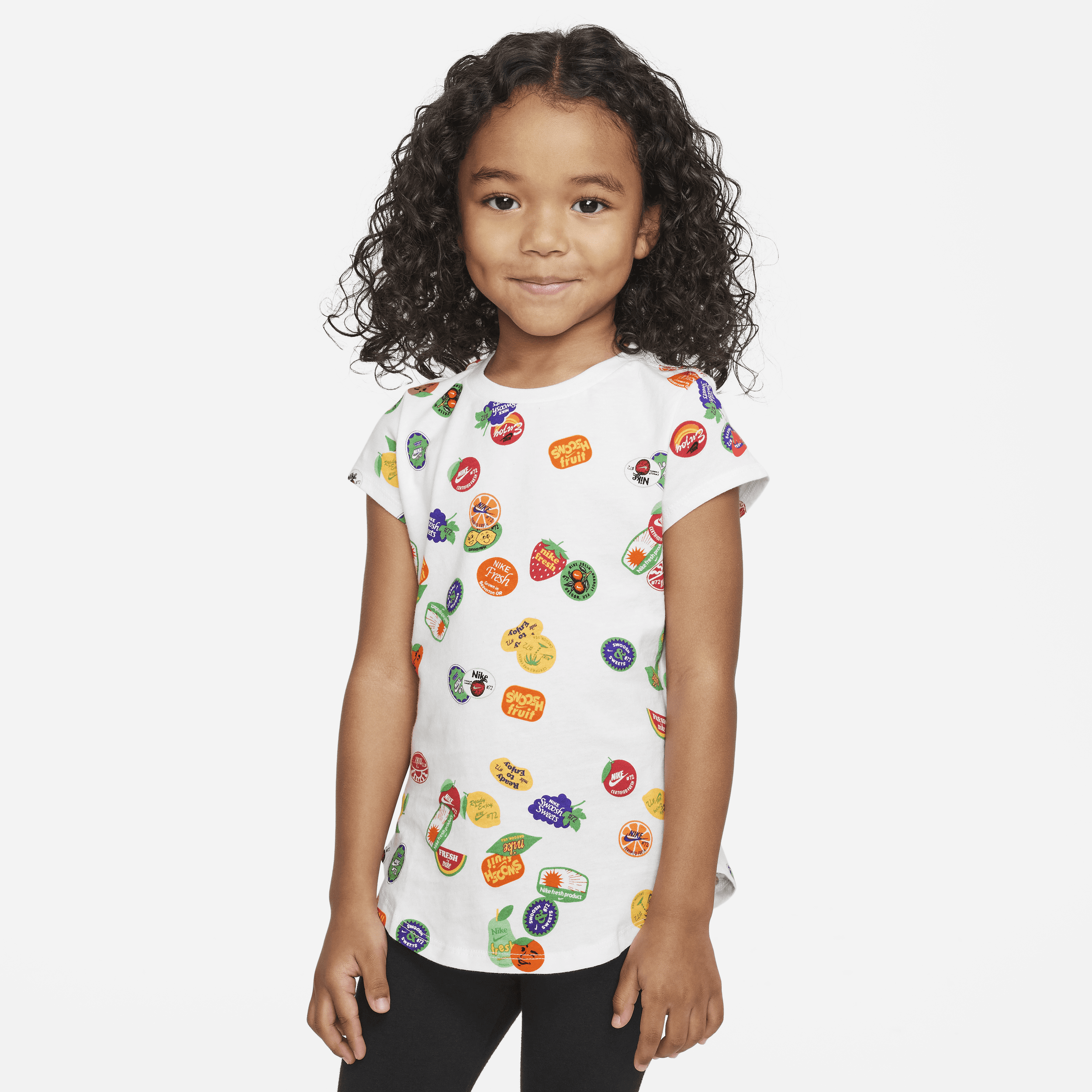 Nike-T-shirt til småbørn - hvid