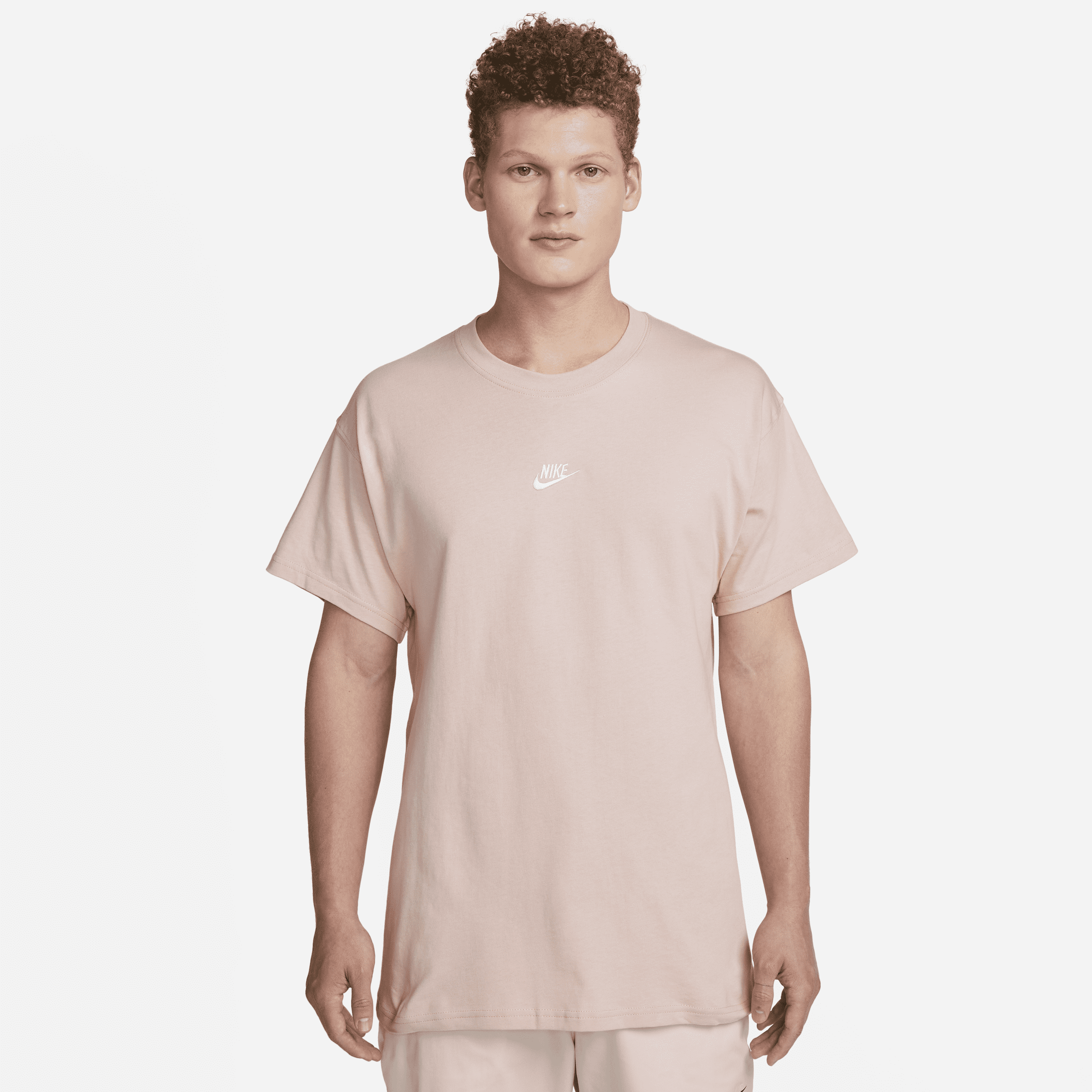 Nike Club T-Shirt In Pink Oxford | FJ0560-601 | FOOTY.COM