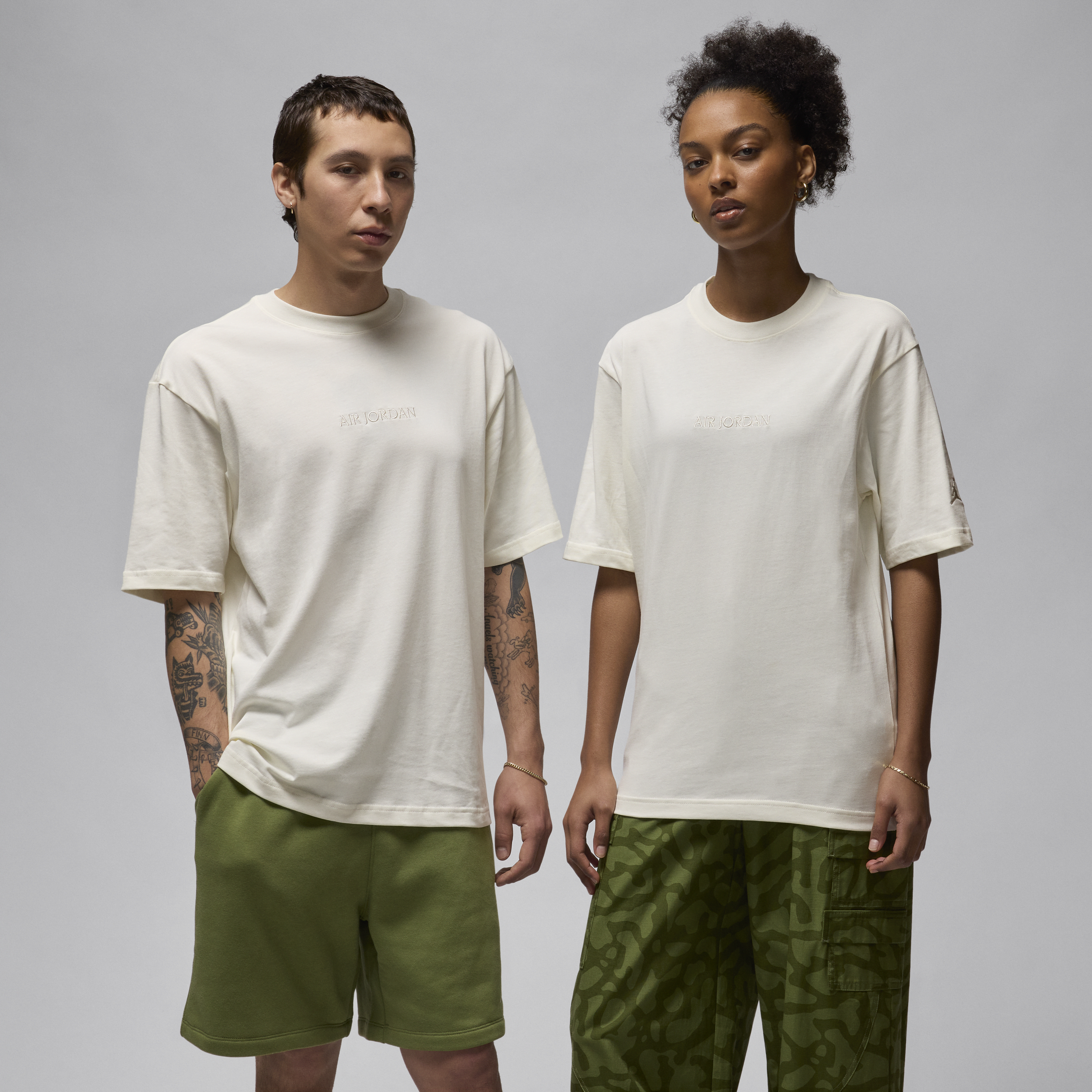 Nike T-shirt Air Jordan Wordmark – Uomo - Bianco