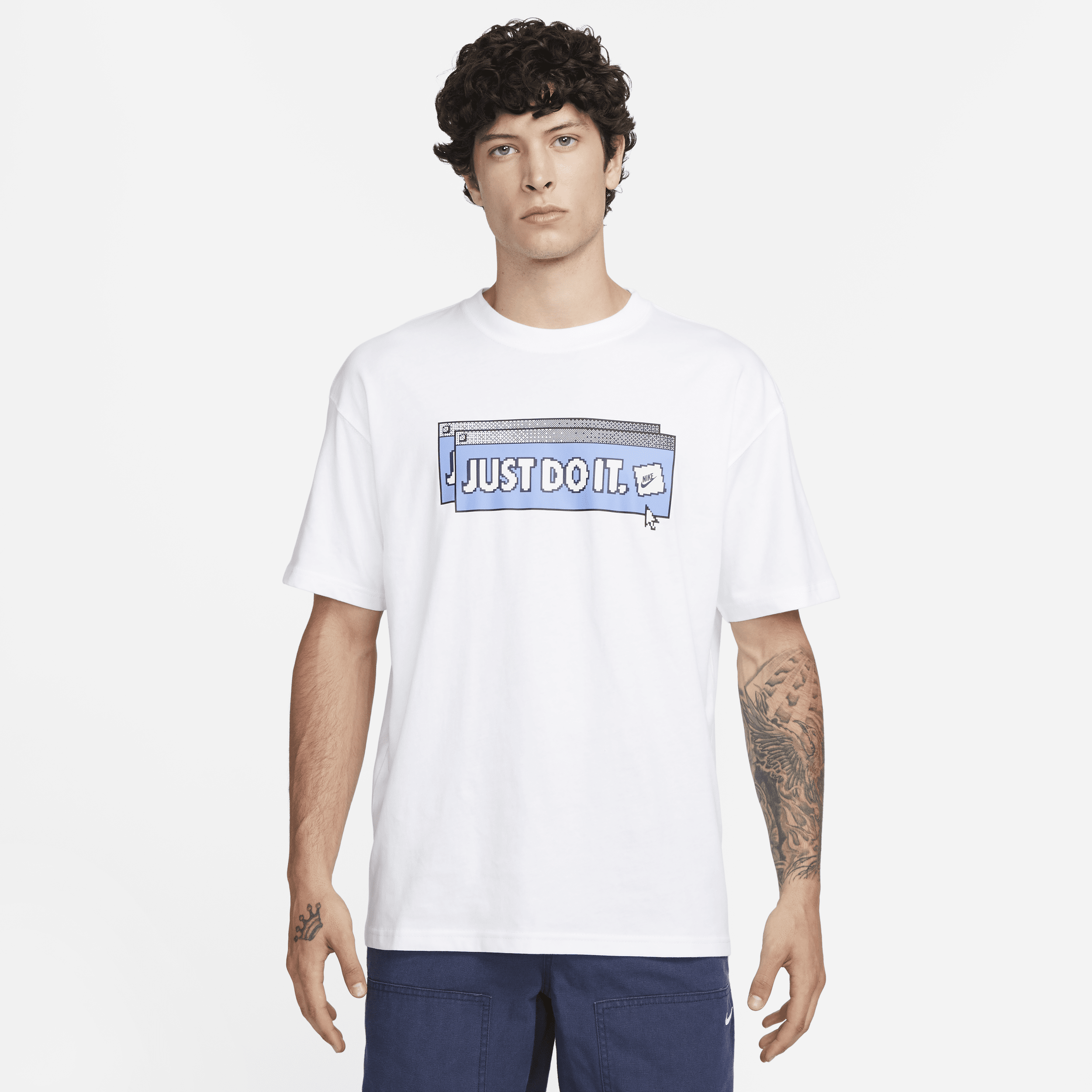 Nike Sportswear M90-T-shirt til mænd - hvid