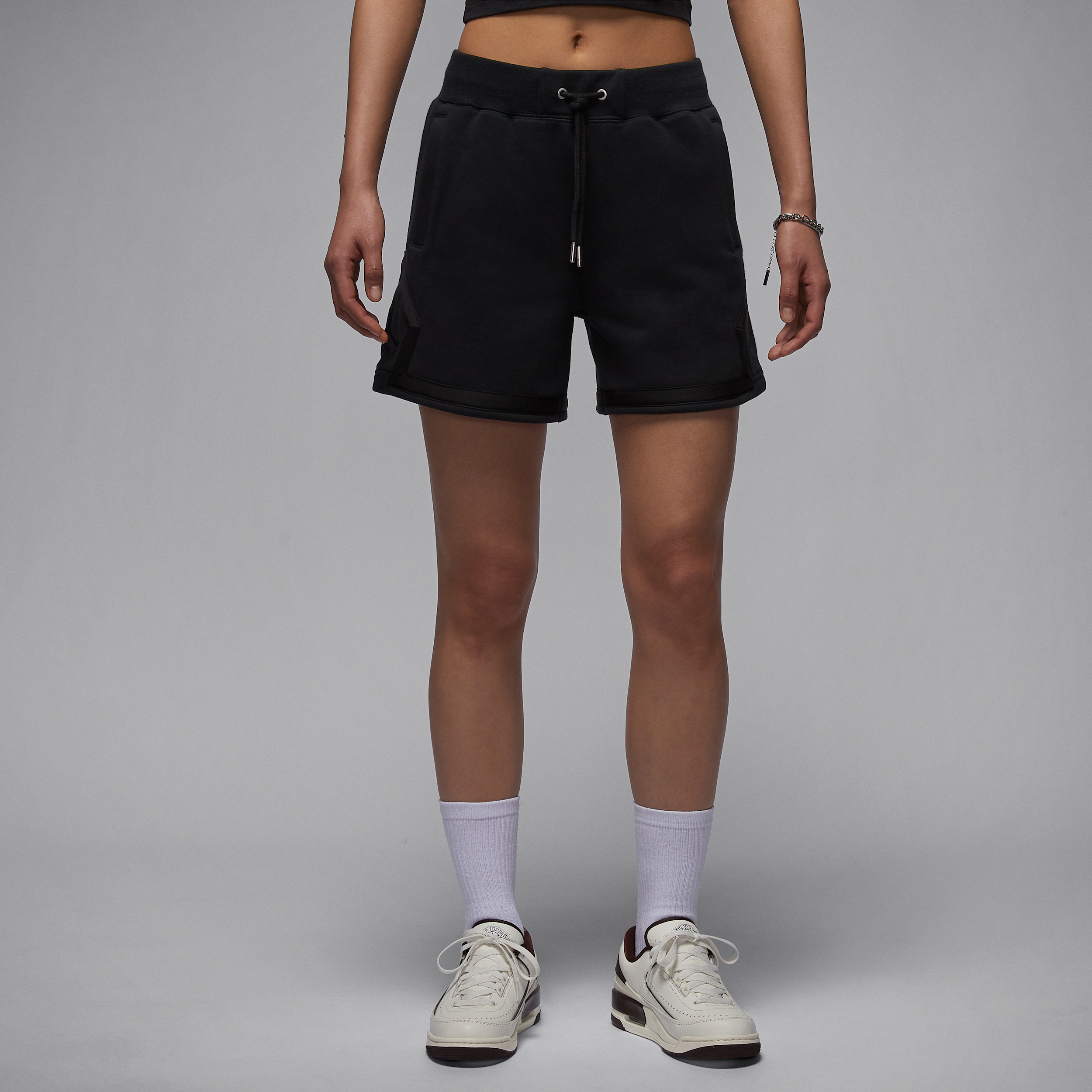 【ナイキ(NIKE)公式ストア】ジョーダン フライト フリース ウィメンズ フレンチテリー ダイアモンド ショートパンツ HJ1339-010 ブラック 【ナイキ(NIKE)公式ストア】ジョーダン フライト フリース ウィメンズ フレンチテリー ダイアモンド ショートパンツ HJ1339-010 ブラック