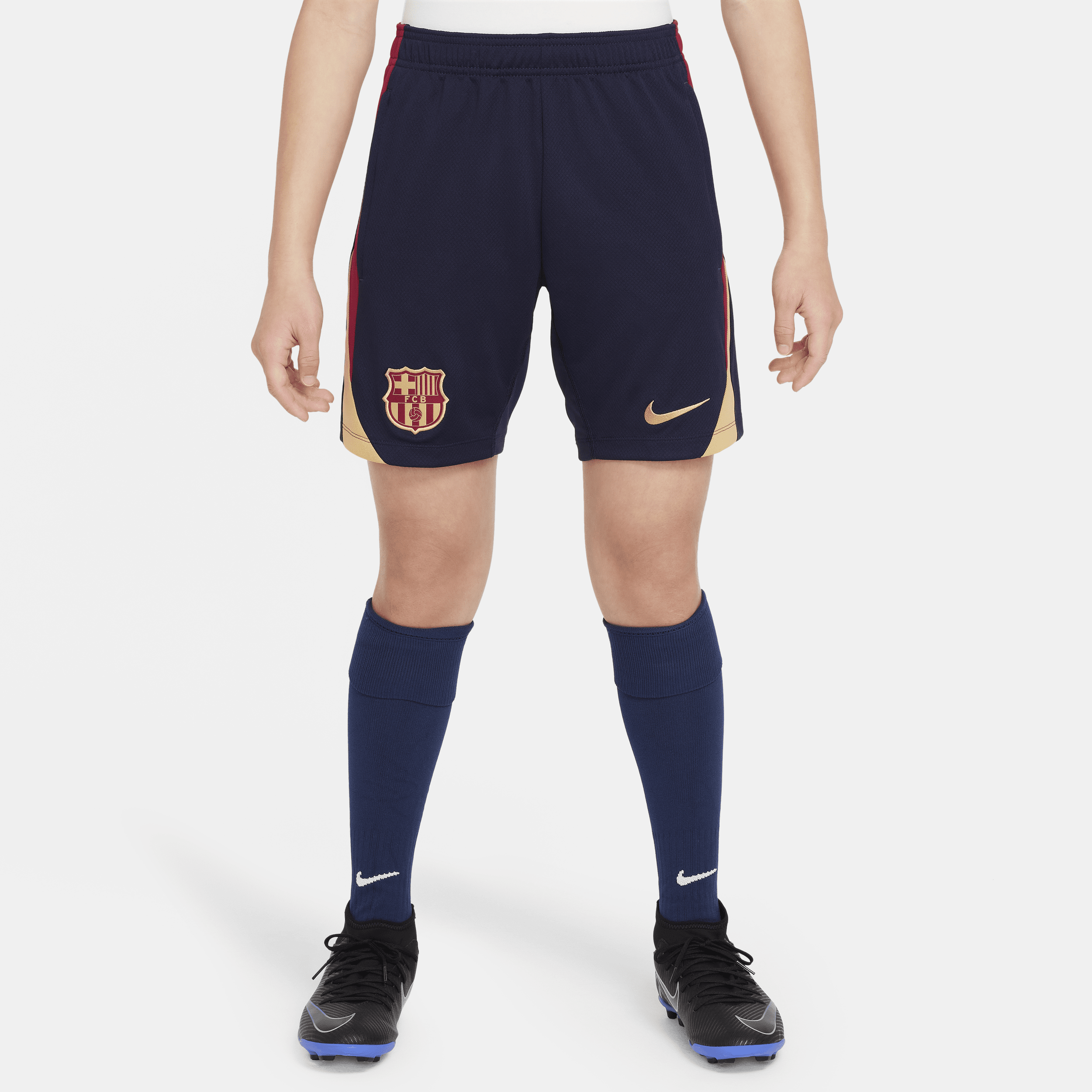 Shorts da calcio Nike Dri-FIT FC Barcelona Strike - Ragazzi - Blu