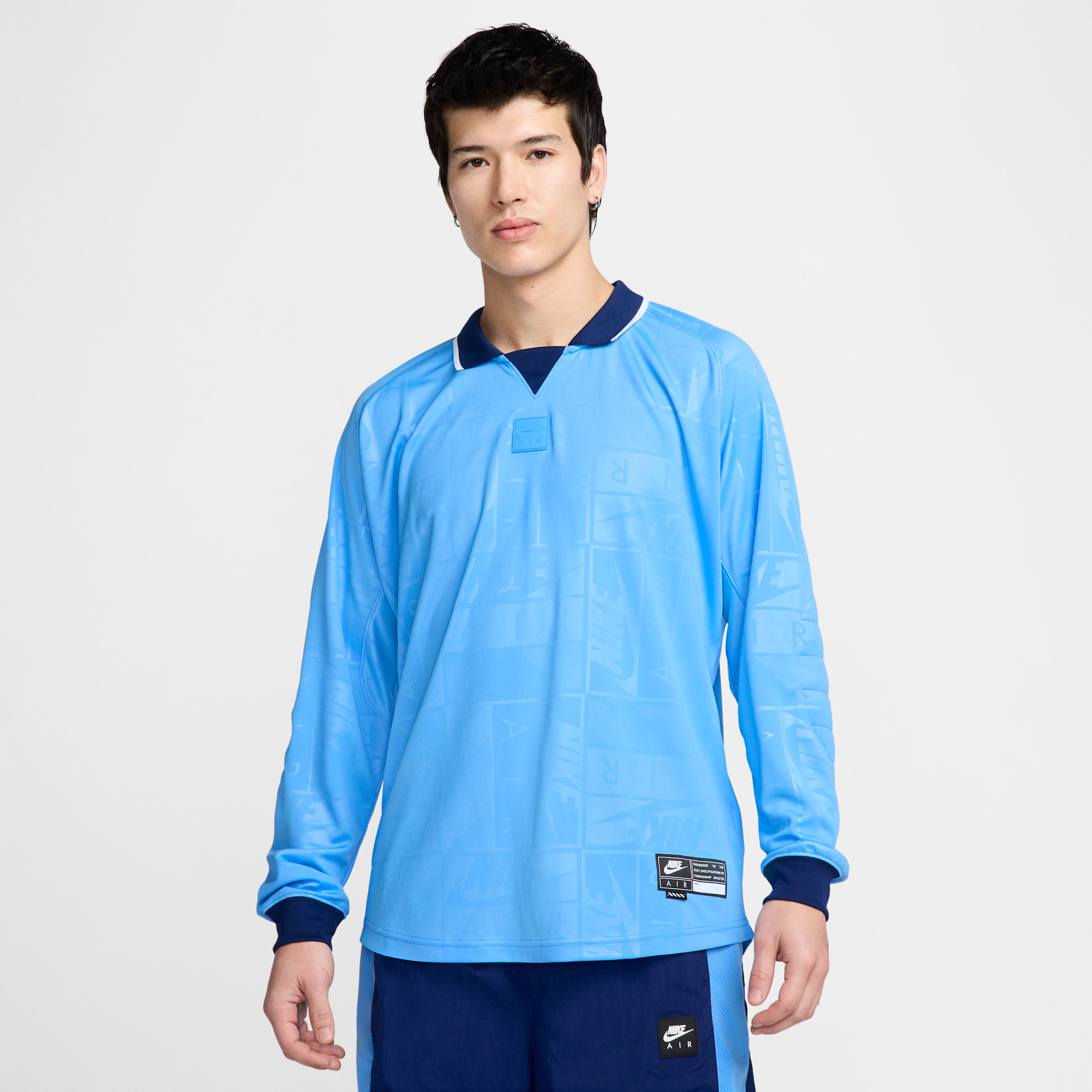 【ナイキ(NIKE)公式ストア】ナイキ エア メンズ ロングスリーブ ユニフォーム HM8988-412 ブルー 【ナイキ(NIKE)公式ストア】ナイキ エア メンズ ロングスリーブ ユニフォーム HM8988-412 ブルー