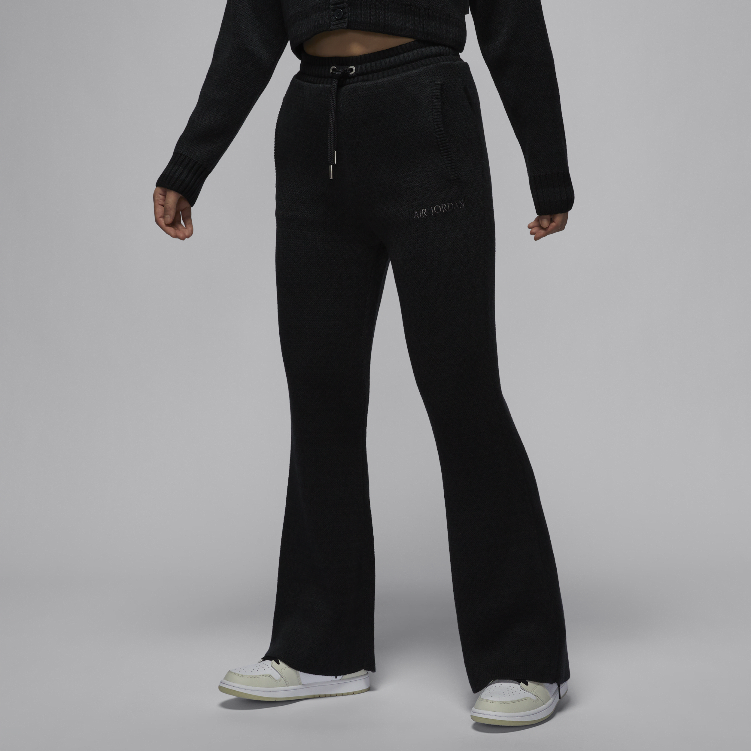 【ナイキ(NIKE)公式ストア】エア ジョーダン ウィメンズ ニット パンツ FZ4202-010 ブラック 【ナイキ(NIKE)公式ストア】エア ジョーダン ウィメンズ ニット パンツ FZ4202-010 ブラック