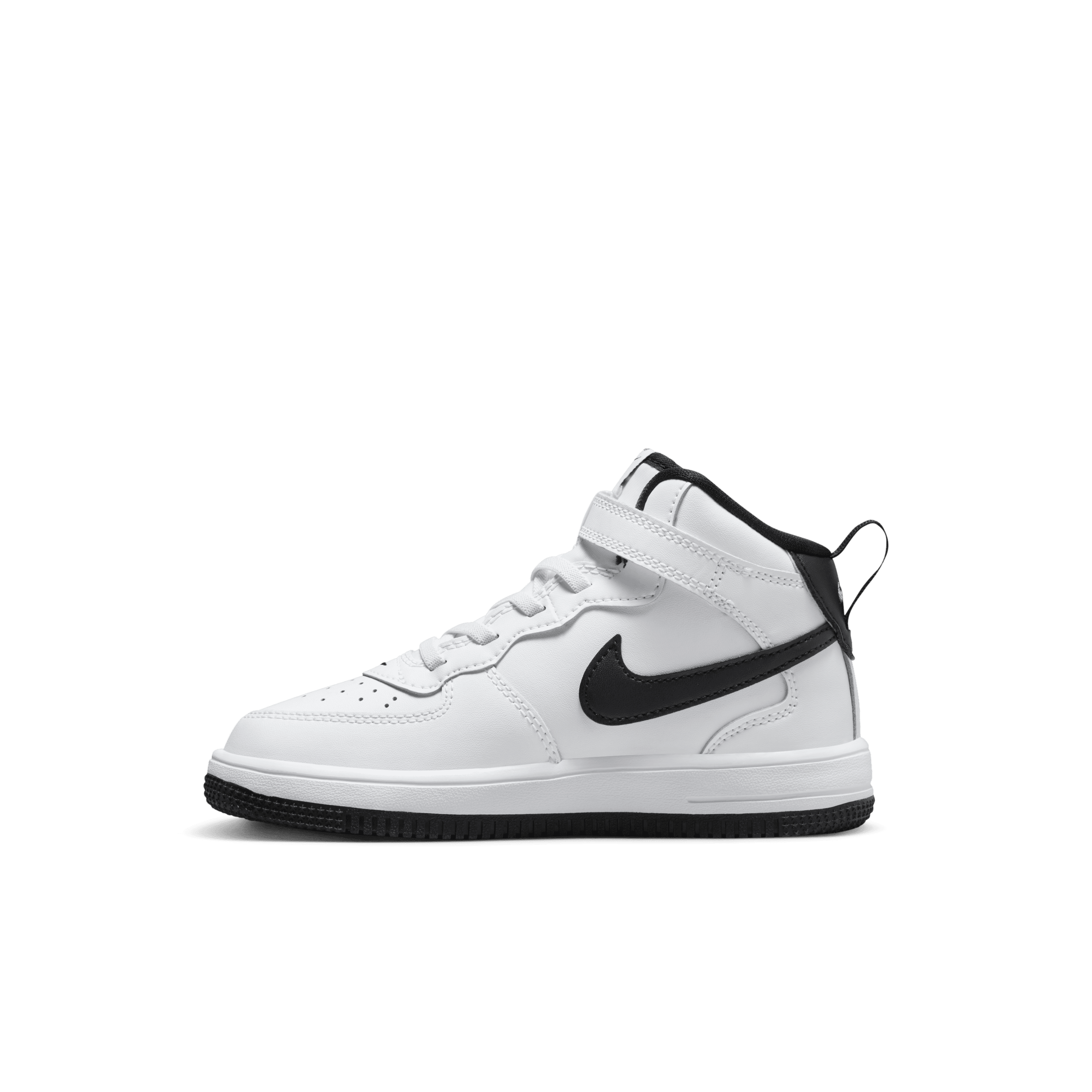 Nike Force 1 Mid SE EasyOn-sko til mindre børn - hvid