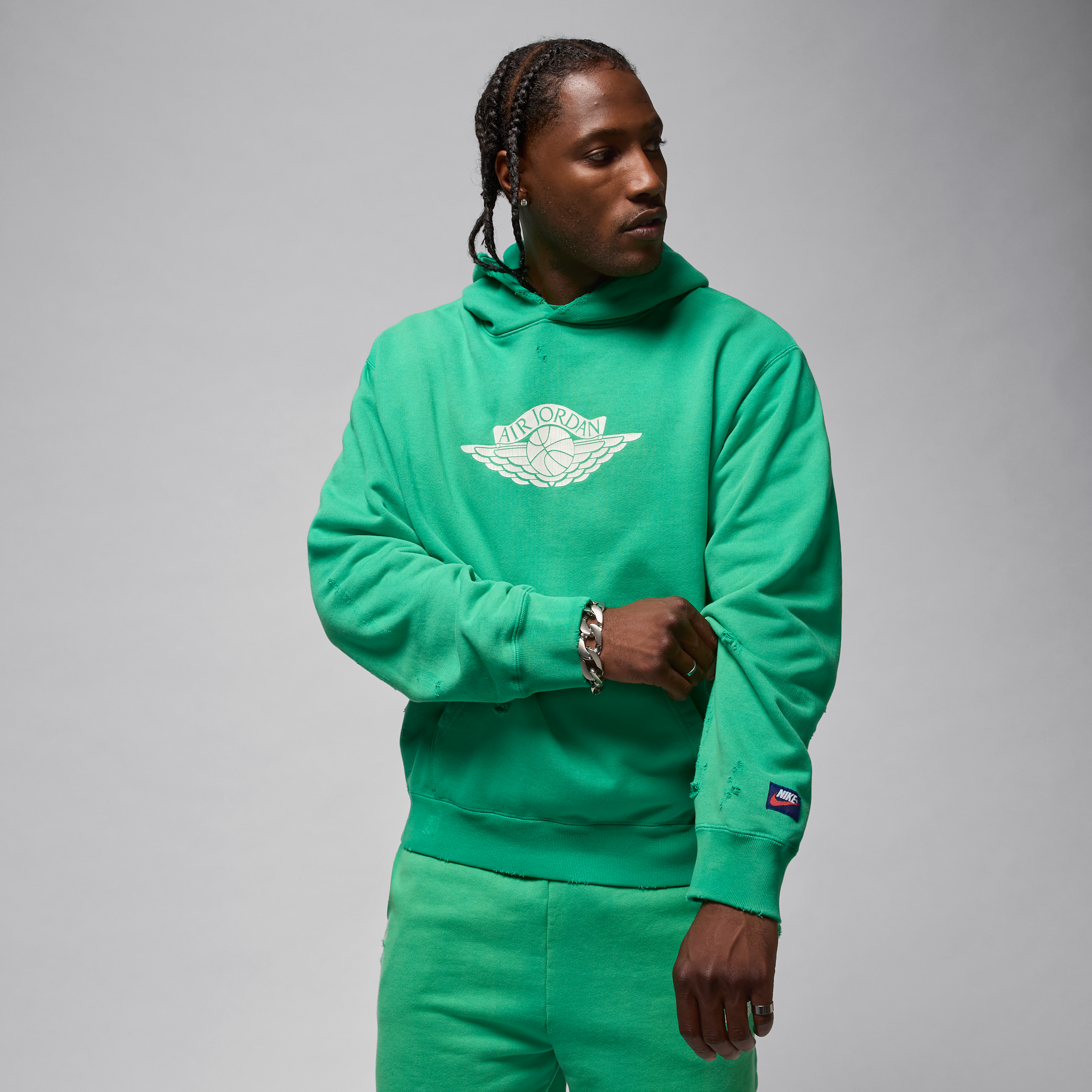 【ナイキ(NIKE)公式ストア】ジョーダン レア エア メンズ フリース プルオーバー パーカー IB3003-324 グリーン 【ナイキ(NIKE)公式ストア】ジョーダン レア エア メンズ フリース プルオーバー パーカー IB3003-324 グリーン