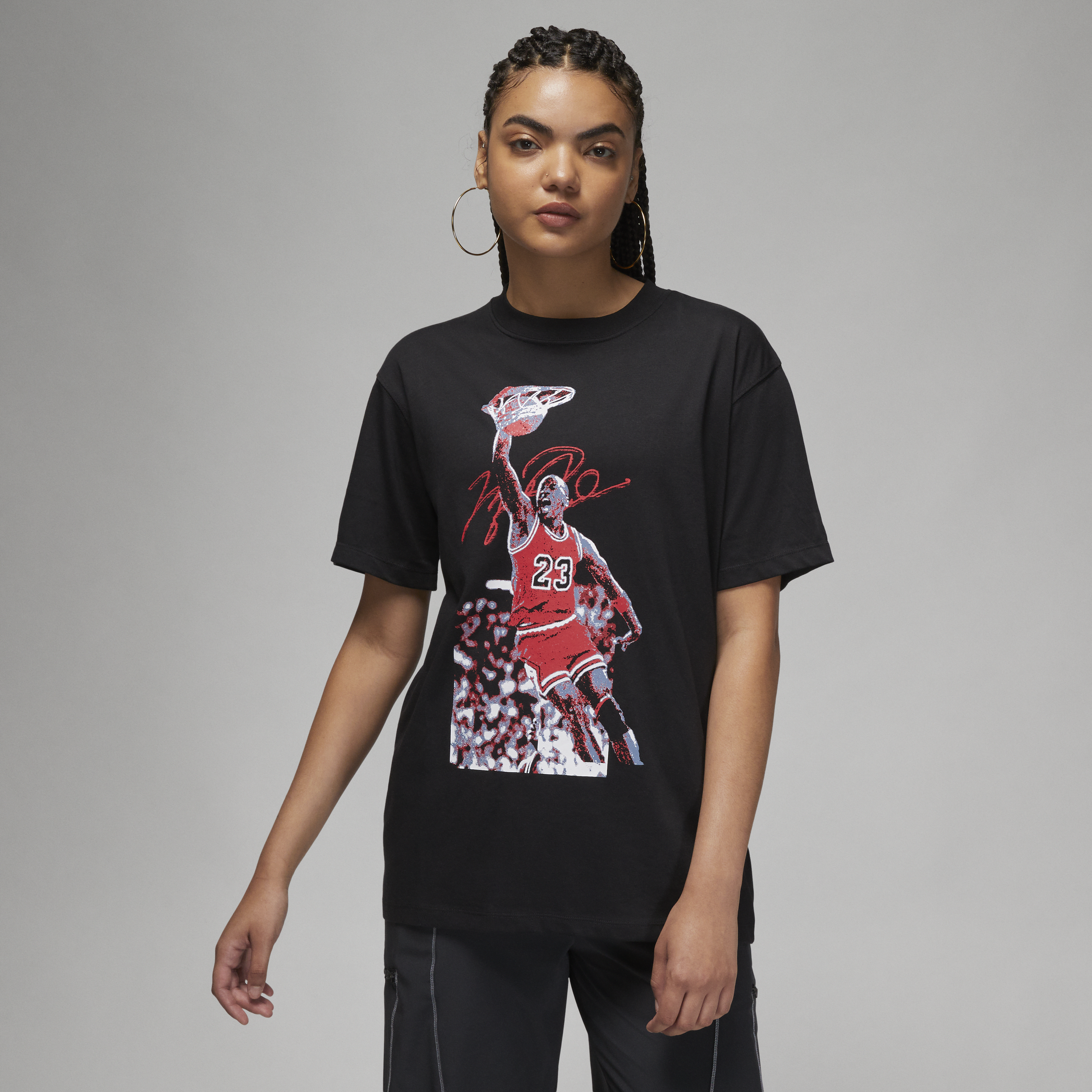 Jordan Sport Camiseta con estampado - Mujer - Negro