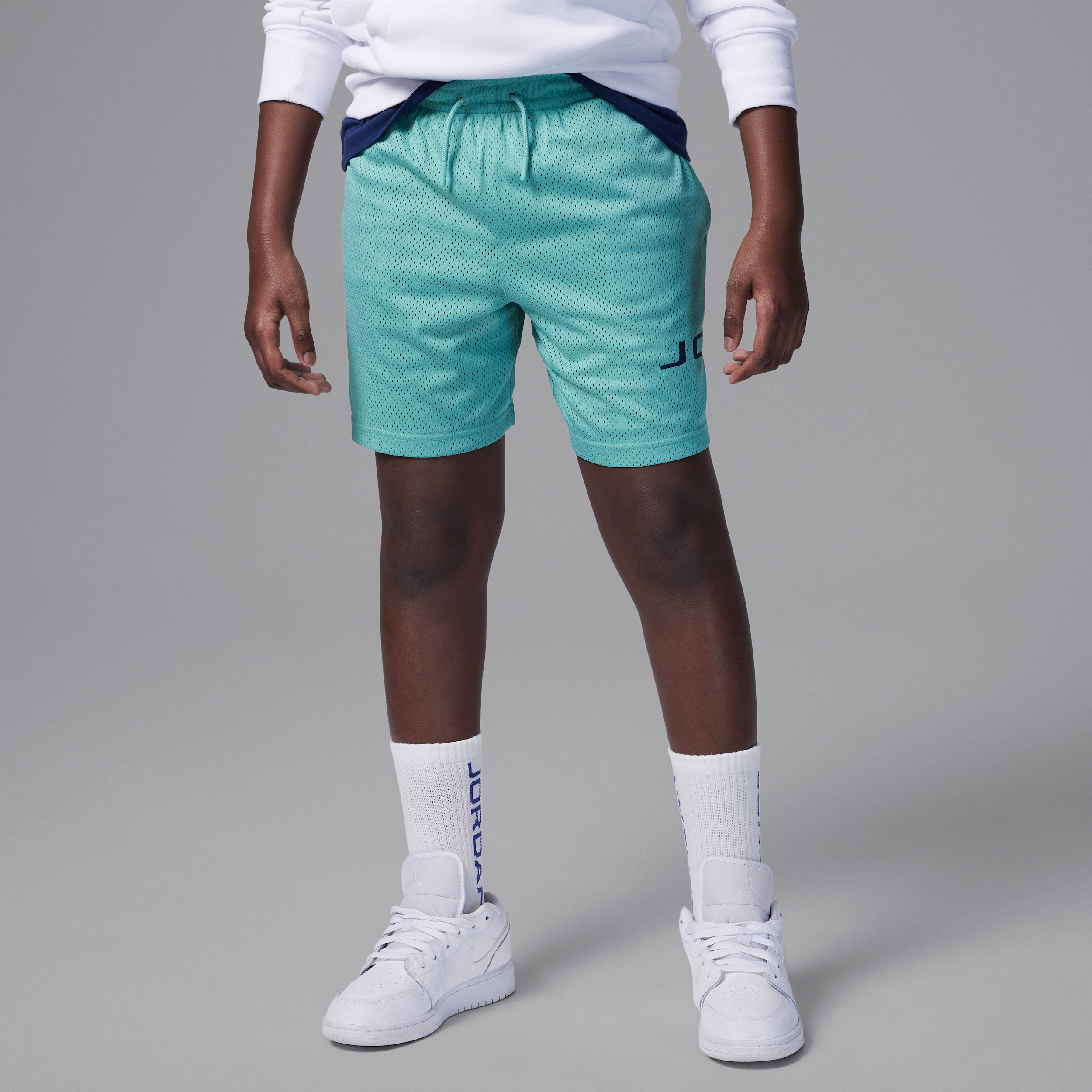 【ナイキ(NIKE)公式ストア】ジョーダン Dri-FIT ジュニア ベースライン メッシュ ショートパンツ IB8367-392 グリーン 【ナイキ(NIKE)公式ストア】ジョーダン Dri-FIT ジュニア ベースライン メッシュ ショートパンツ IB8367-392 グリーン