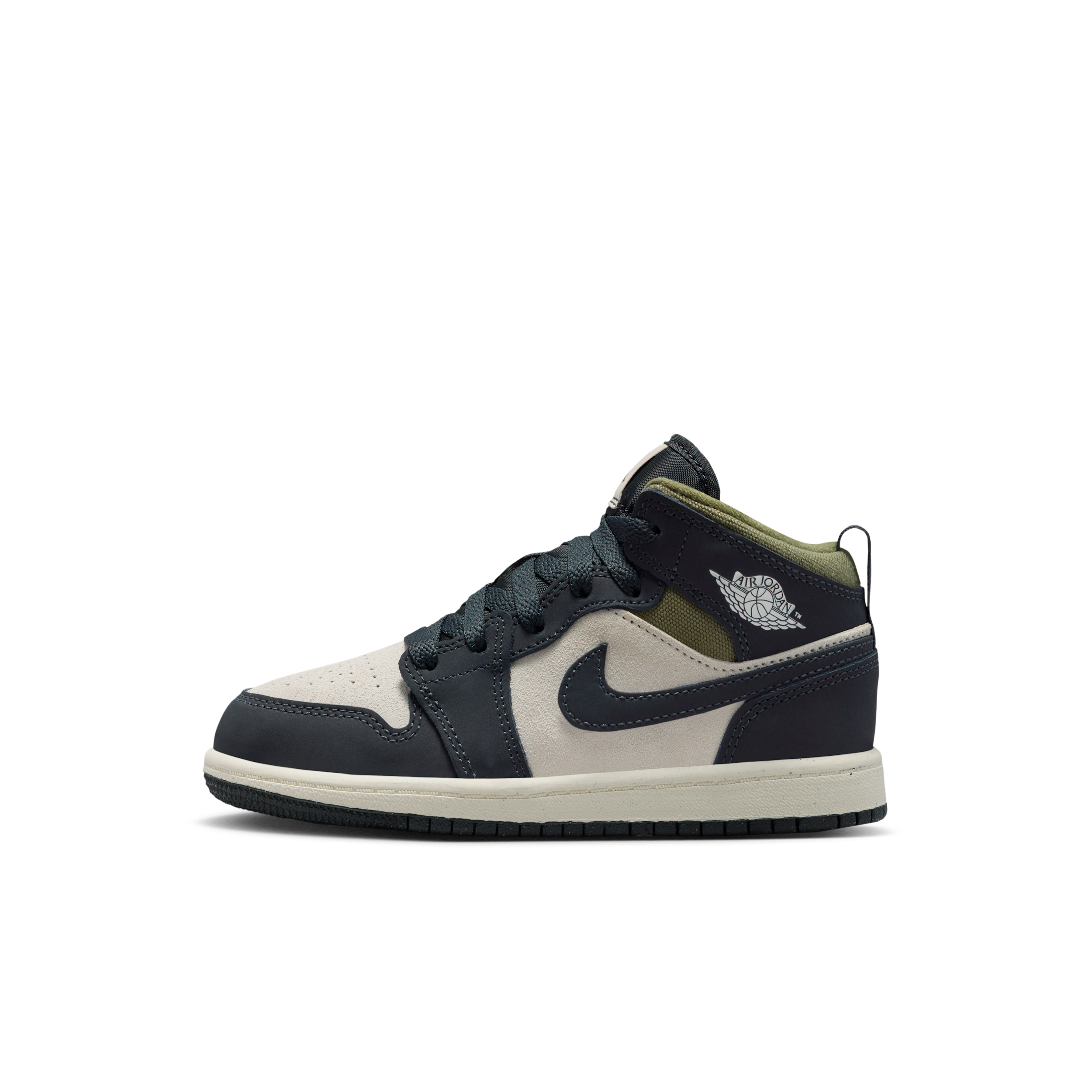 【ナイキ(NIKE)公式ストア】ジョーダン 1 MID SE リトルキッズシューズ HV4444-102 ブラウン 【ナイキ(NIKE)公式ストア】ジョーダン 1 MID SE リトルキッズシューズ HV4444-102 ブラウン