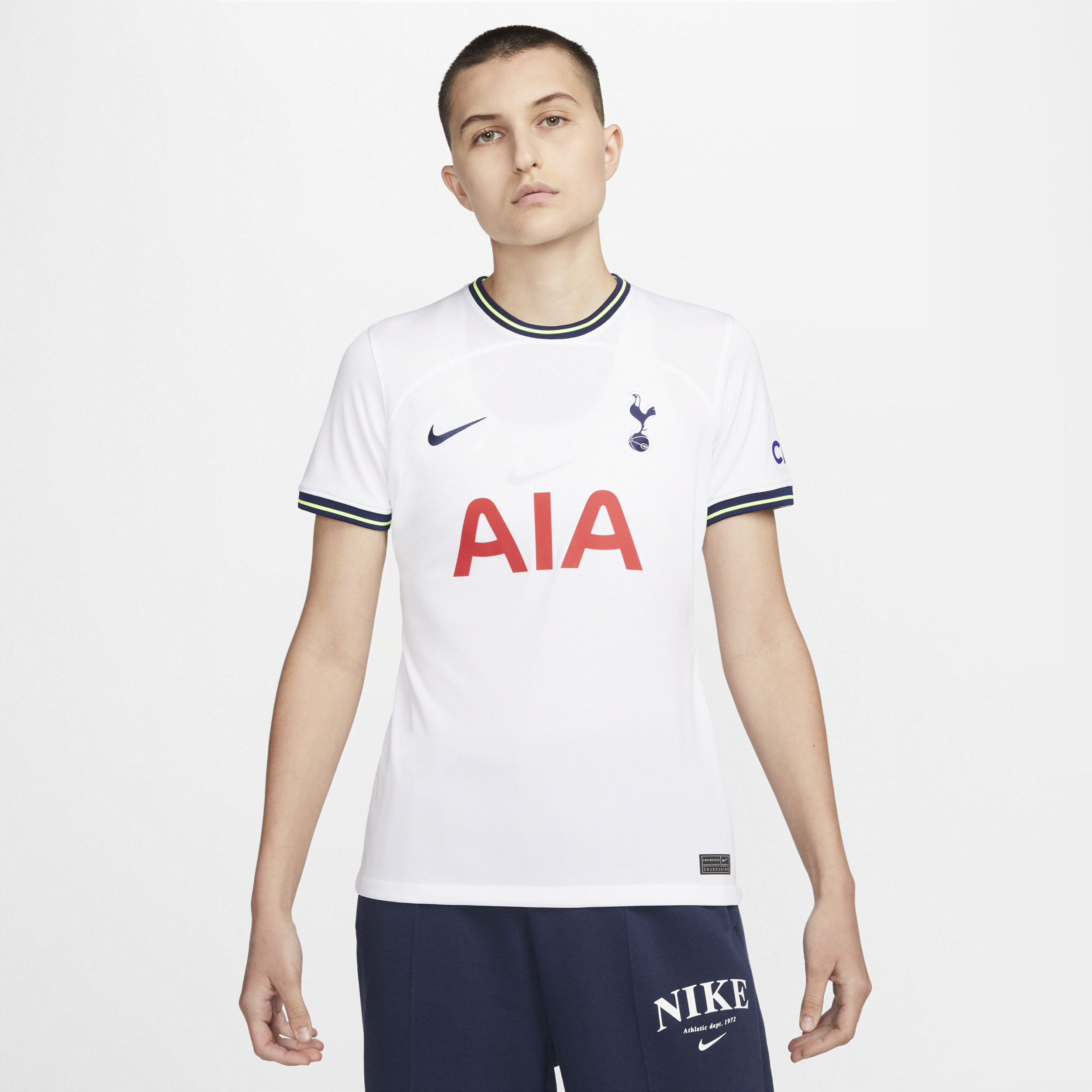 Tottenham Hotspur 2022/23 Stadium Home Nike Dri-FIT-fodboldtrøje til kvinder - hvid