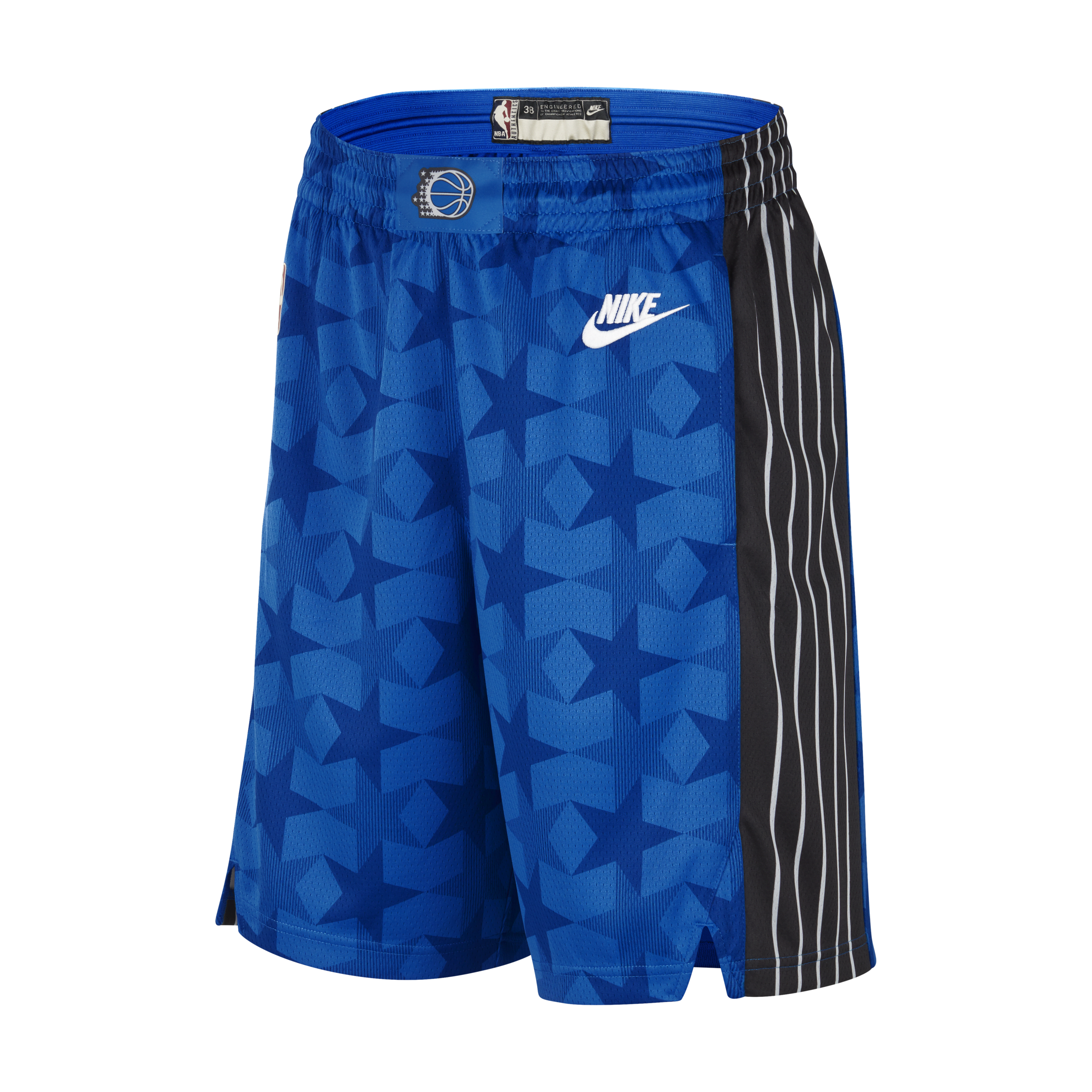 Orlando Magic Hardwood Classics 2023/24 Nike Dri-FIT NBA Swingman-shorts til mænd - blå