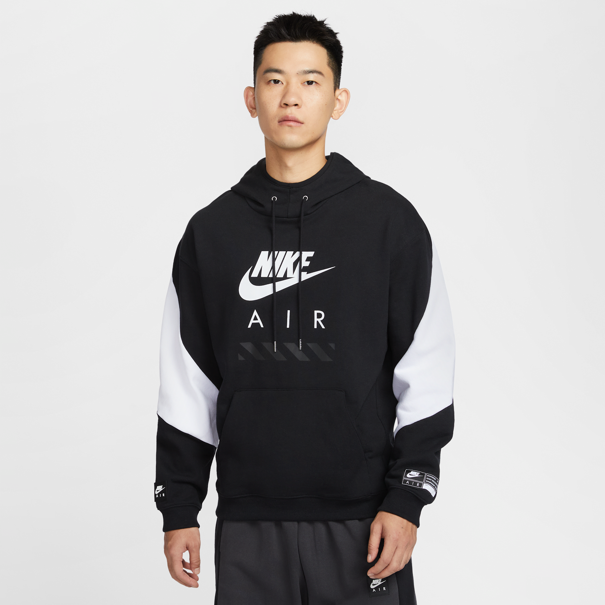 【ナイキ(NIKE)公式ストア】ナイキ エア メンズ フリース プルオーバー パーカー HJ0274-010 ブラック 【ナイキ(NIKE)公式ストア】ナイキ エア メンズ フリース プルオーバー パーカー HJ0274-010 ブラック