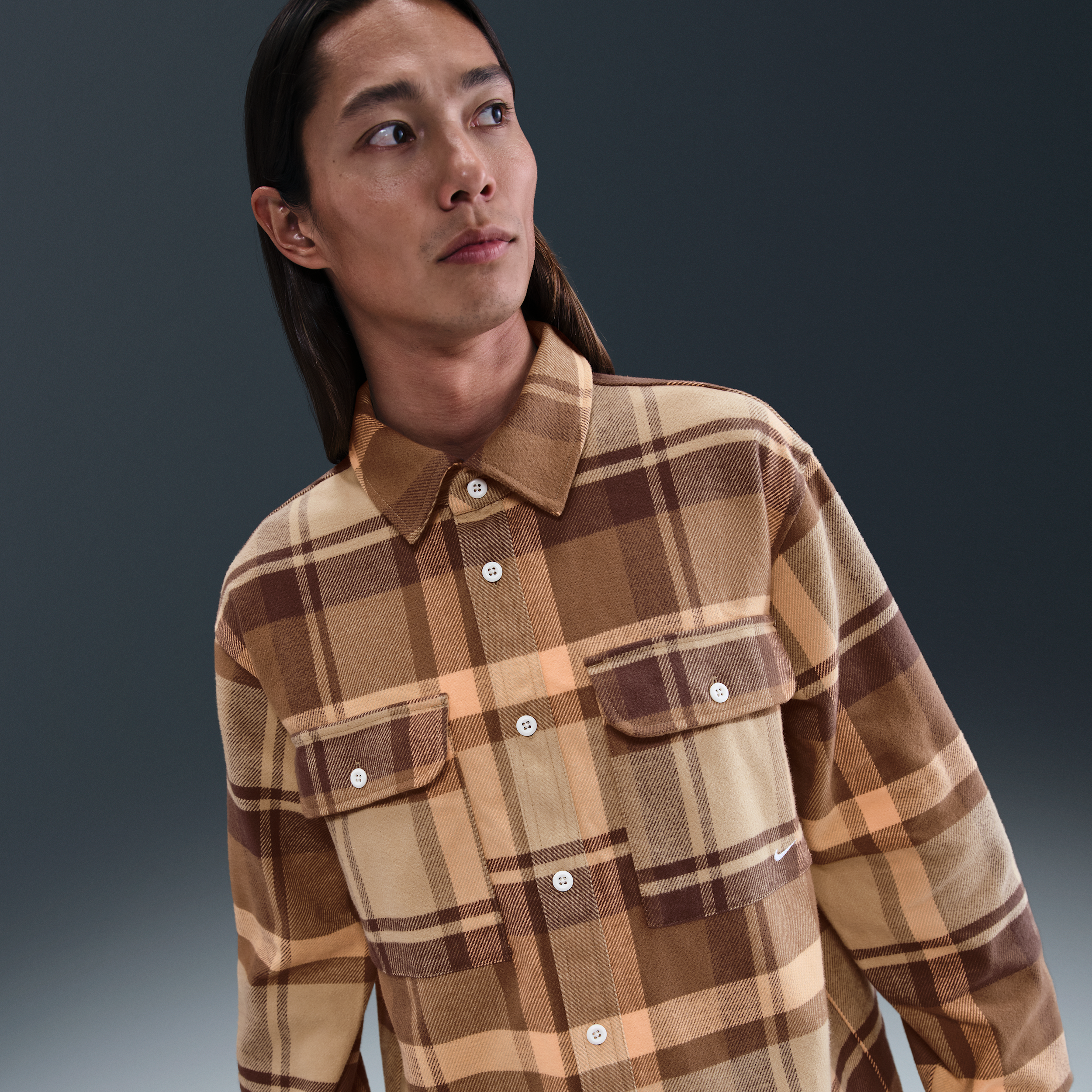 【ナイキ(NIKE)公式ストア】ナイキ ライフ メンズ フィールド シャツ HV1331-237 ブラウン 【ナイキ(NIKE)公式ストア】ナイキ ライフ メンズ フィールド シャツ HV1331-237 ブラウン