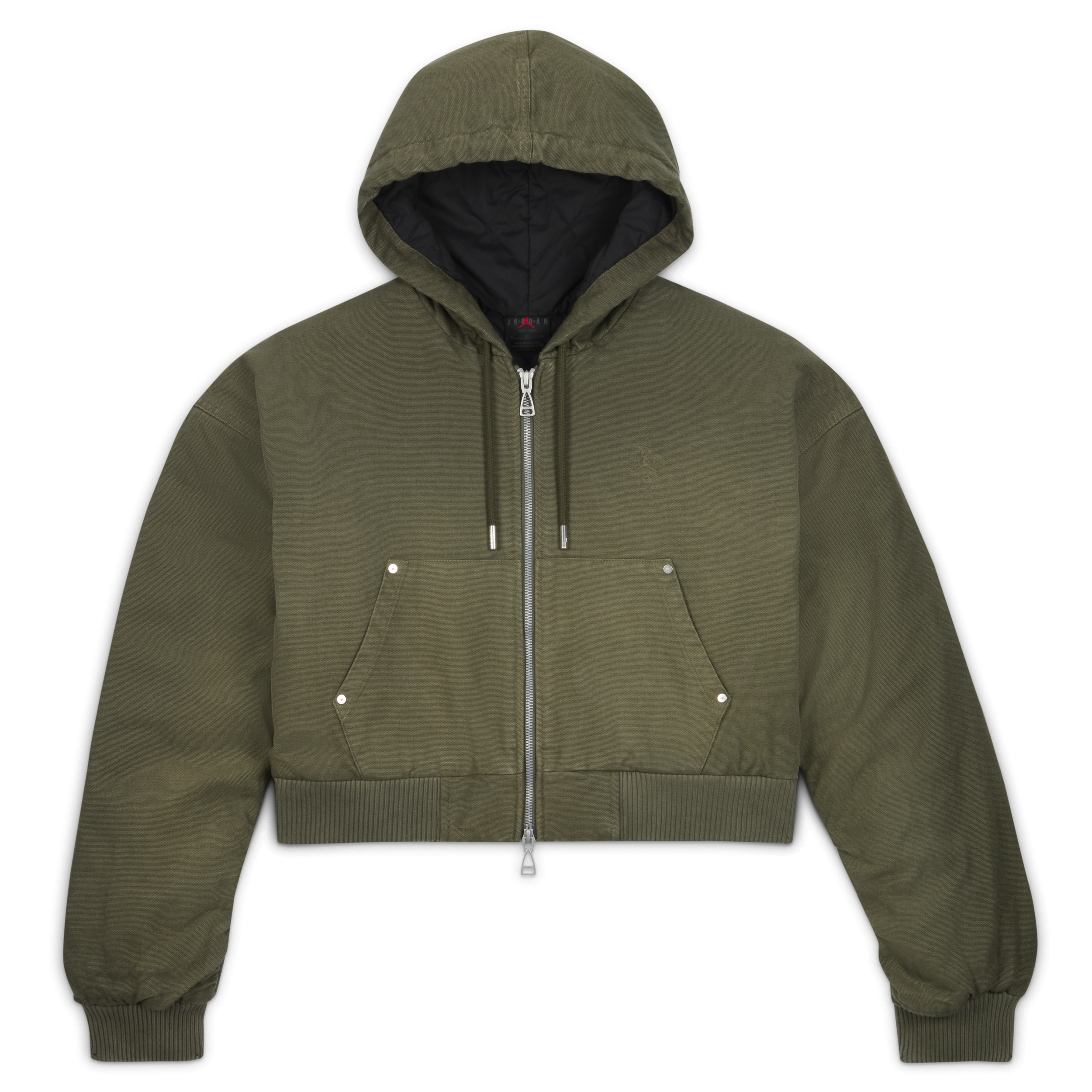 【ナイキ(NIKE)公式ストア】ジョーダン x トラヴィス スコット ウィメンズ フーデッド キャンバス ジャケット FD9114-325 グリーン 【ナイキ(NIKE)公式ストア】ジョーダン x トラヴィス スコット ウィメンズ フーデッド キャンバス ジャケット FD9114-325 グリーン