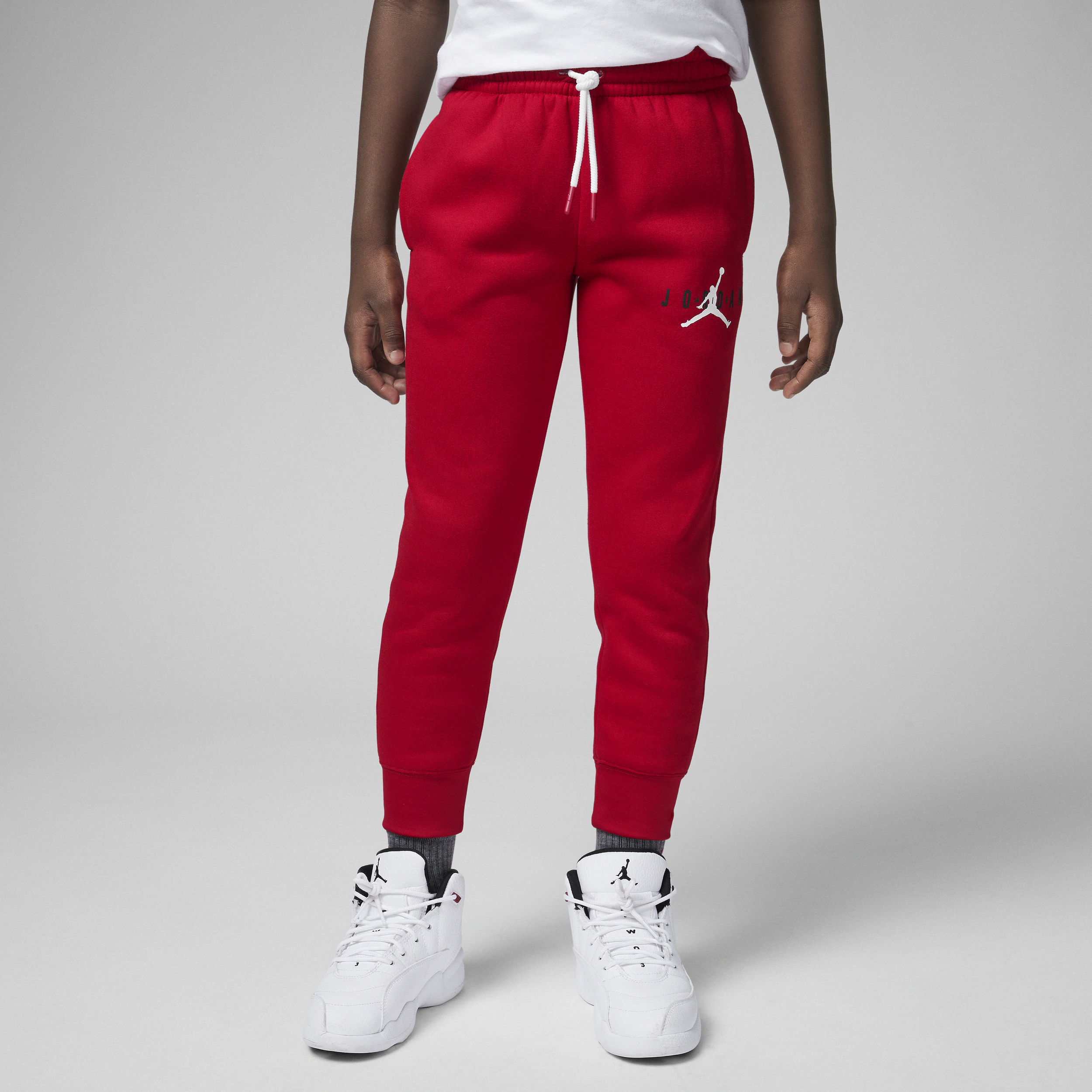 Jordan Pantalón de tejido Fleece - Niño/a pequeño/a - Rojo