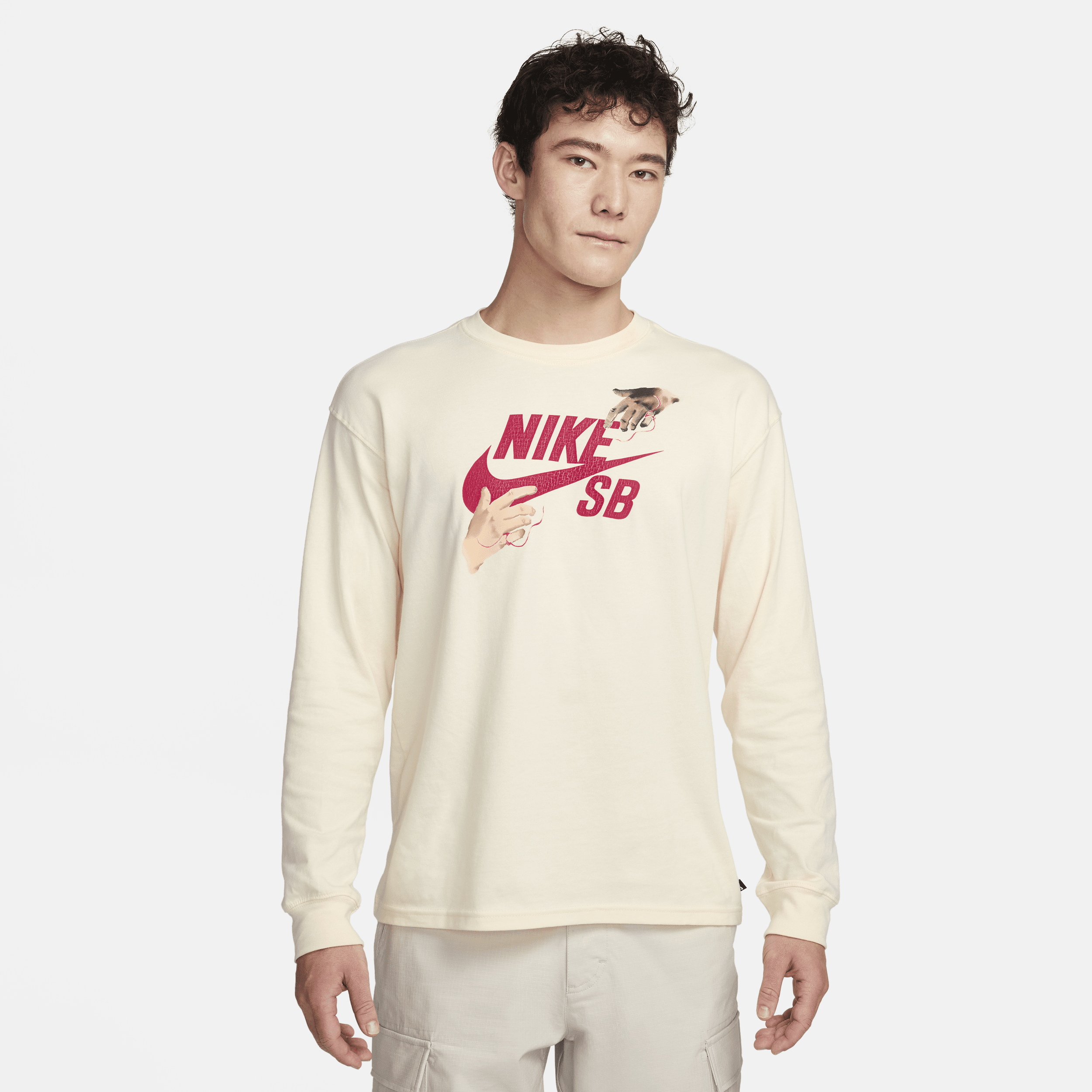 【ナイキ(NIKE)公式ストア】ナイキ SB ロングスリーブ スケートボード Tシャツ FQ7682-113 ホワイト 【ナイキ(NIKE)公式ストア】ナイキ SB ロングスリーブ スケートボード Tシャツ FQ7682-113 ホワイト
