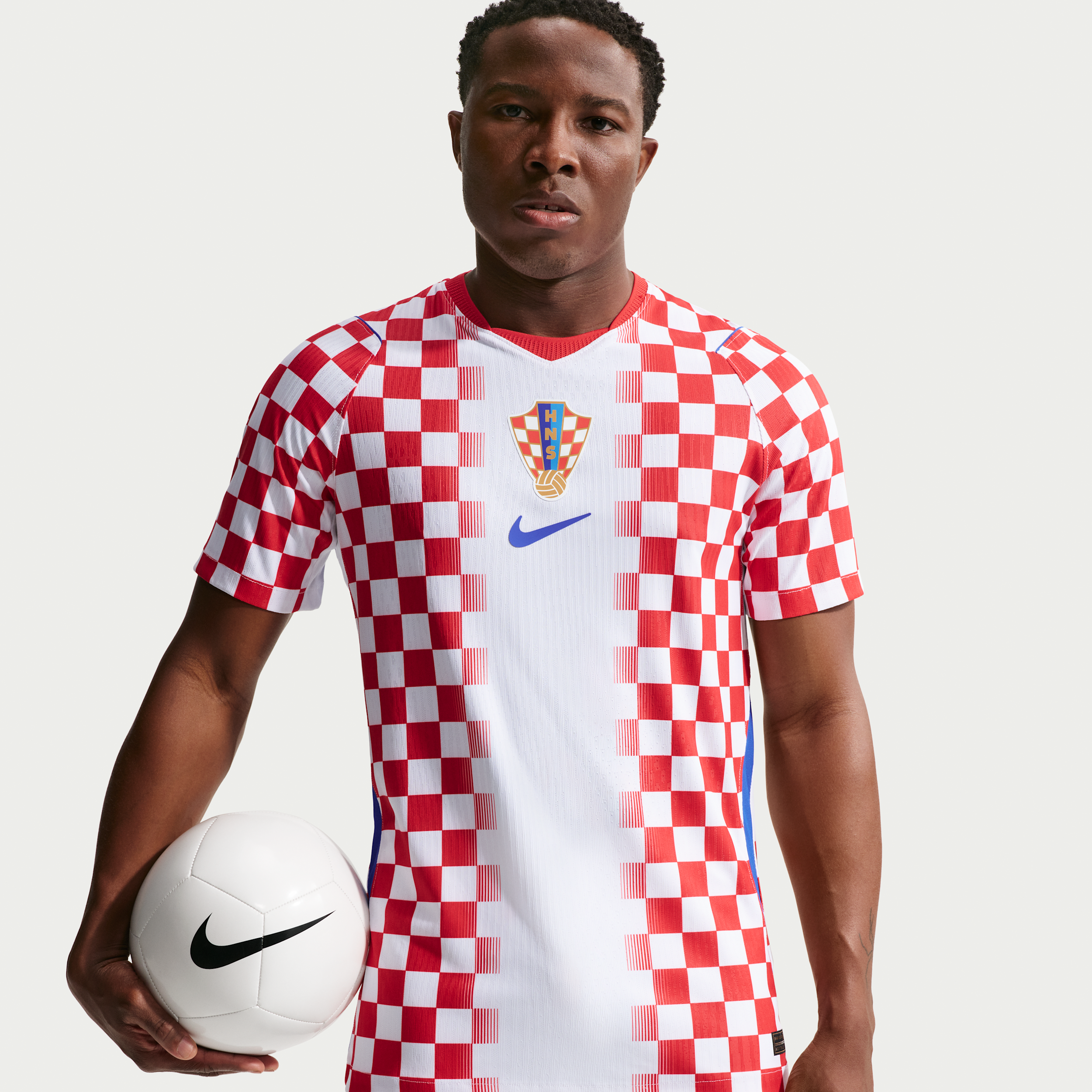 Haut de foot Authentic Nike Aero-FIT Croatie 2026 Match Domicile pour homme - Blanc