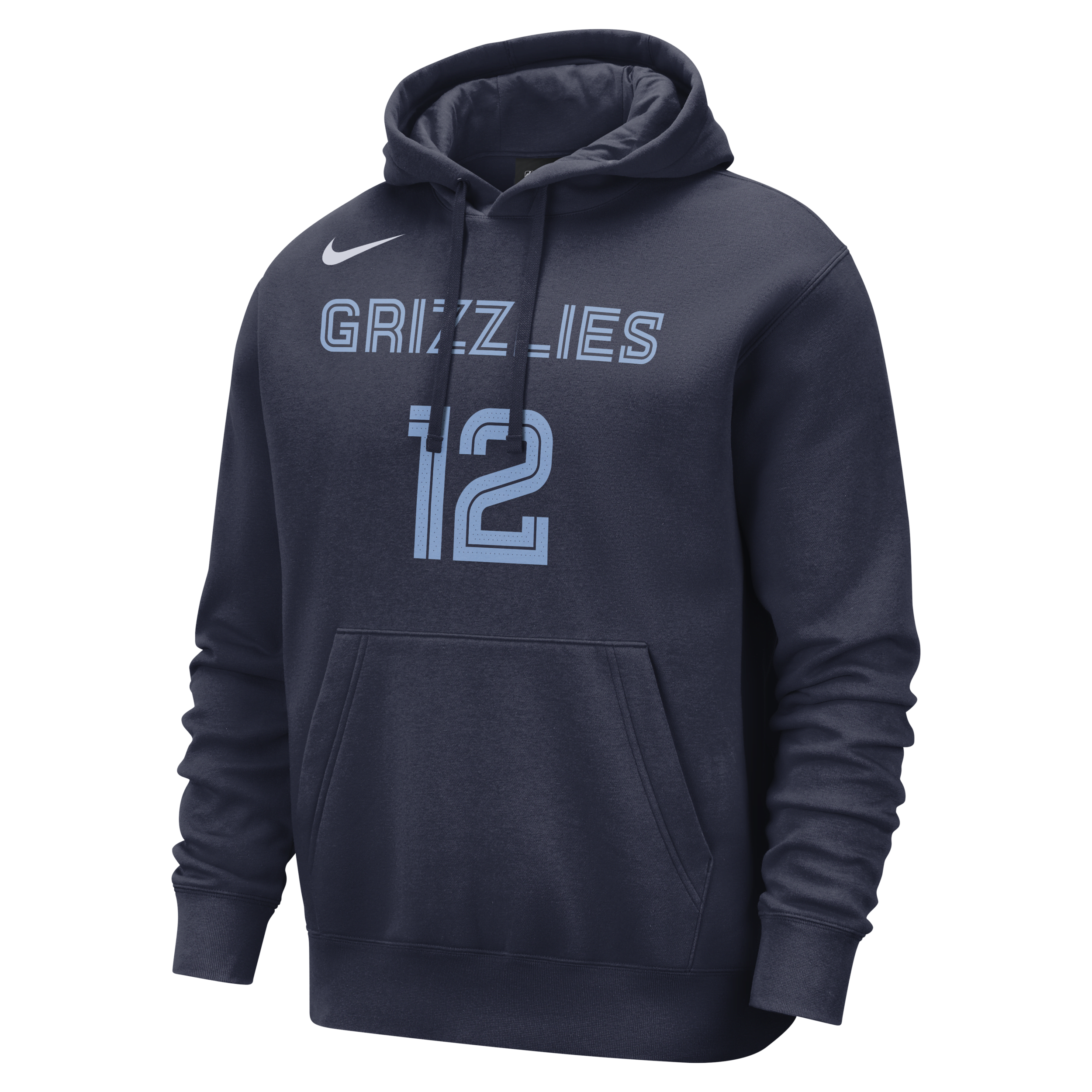 Felpa pullover con cappuccio Memphis Grizzlies Club Nike NBA – Uomo - Blu