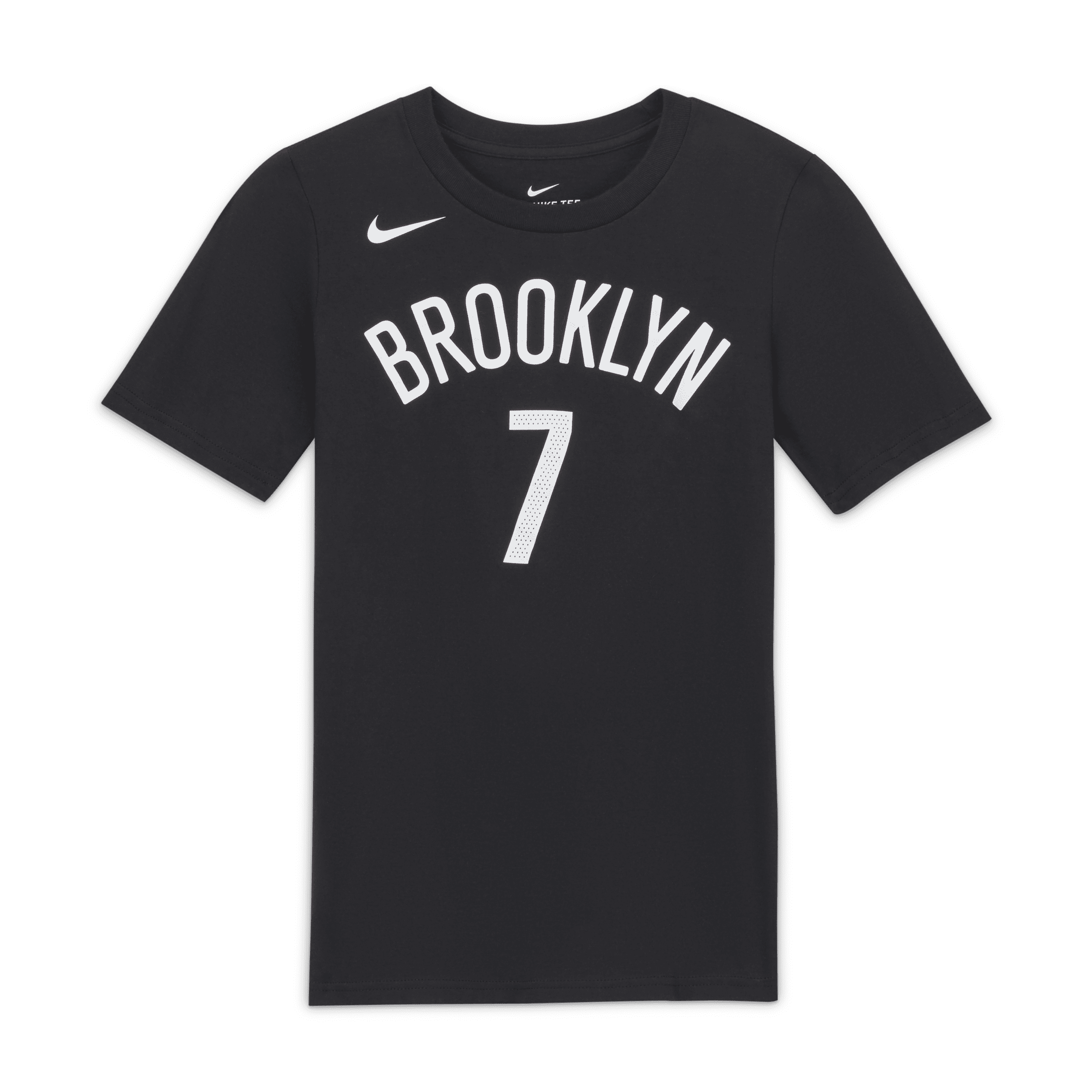 Kevin Durant Nets Nike NBA Player-T-shirt til store børn - sort