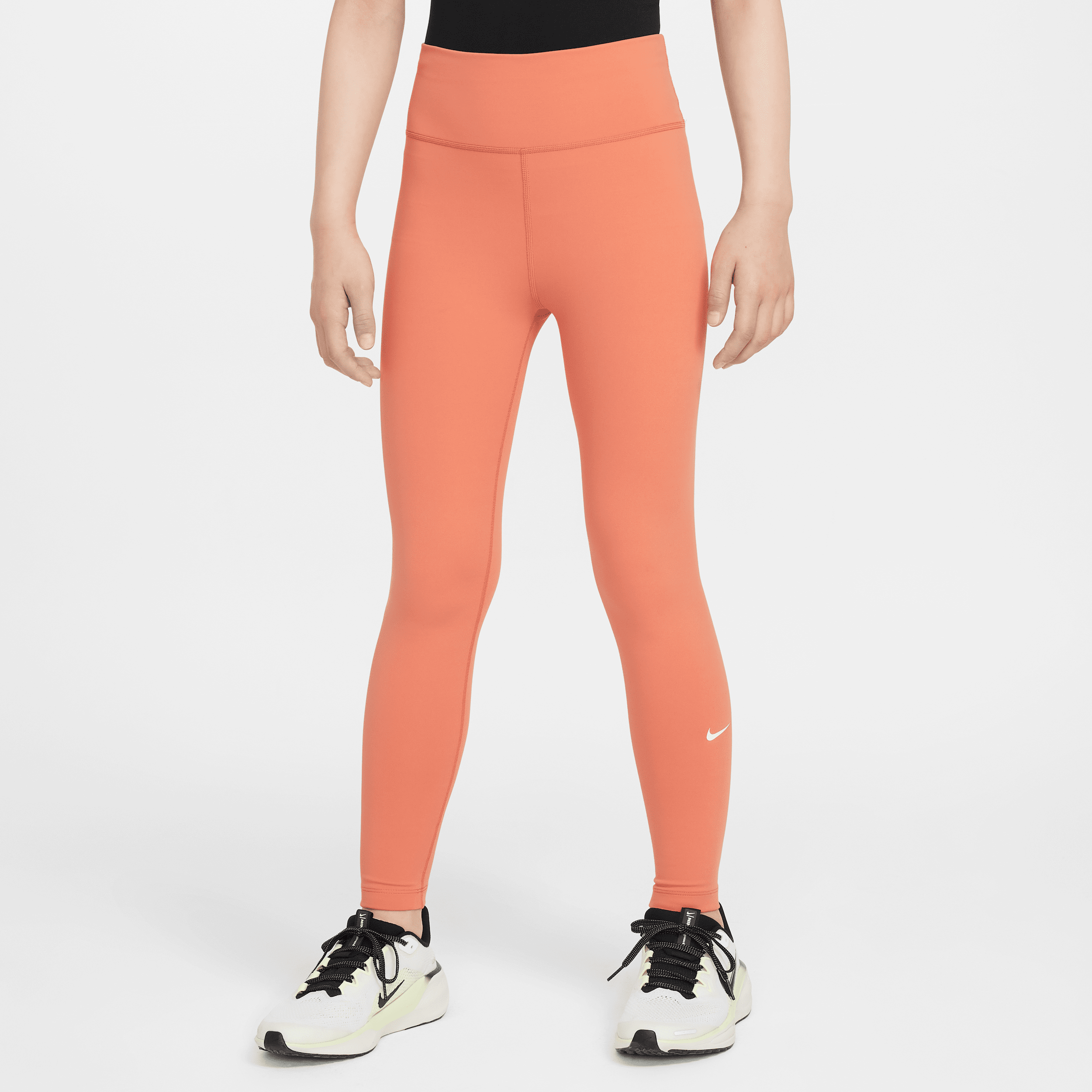 Leggings a vita alta Dri-FIT Nike One – Ragazza - Arancione