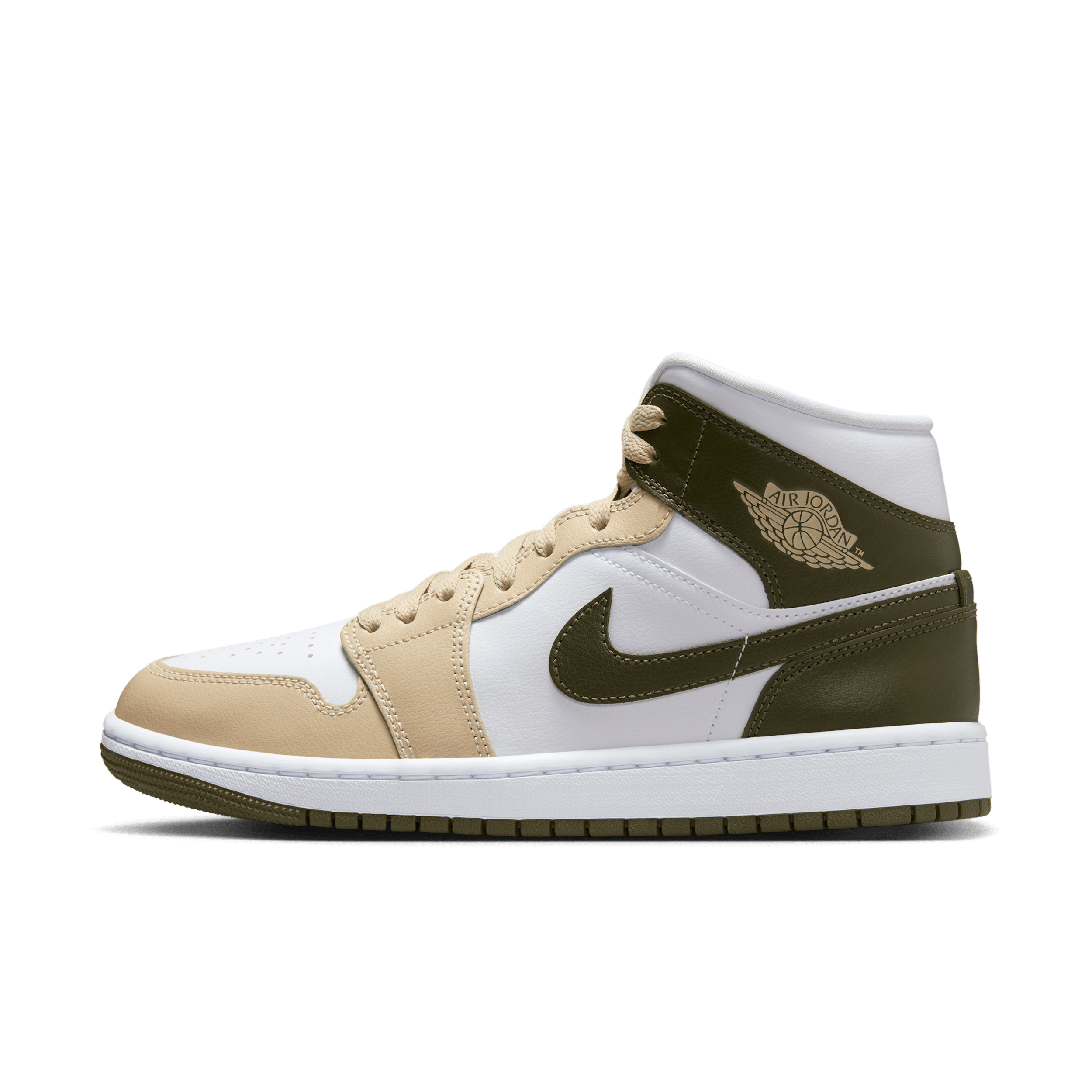 Nike Scarpa Air Jordan 1 Mid – Donna - Bianco
